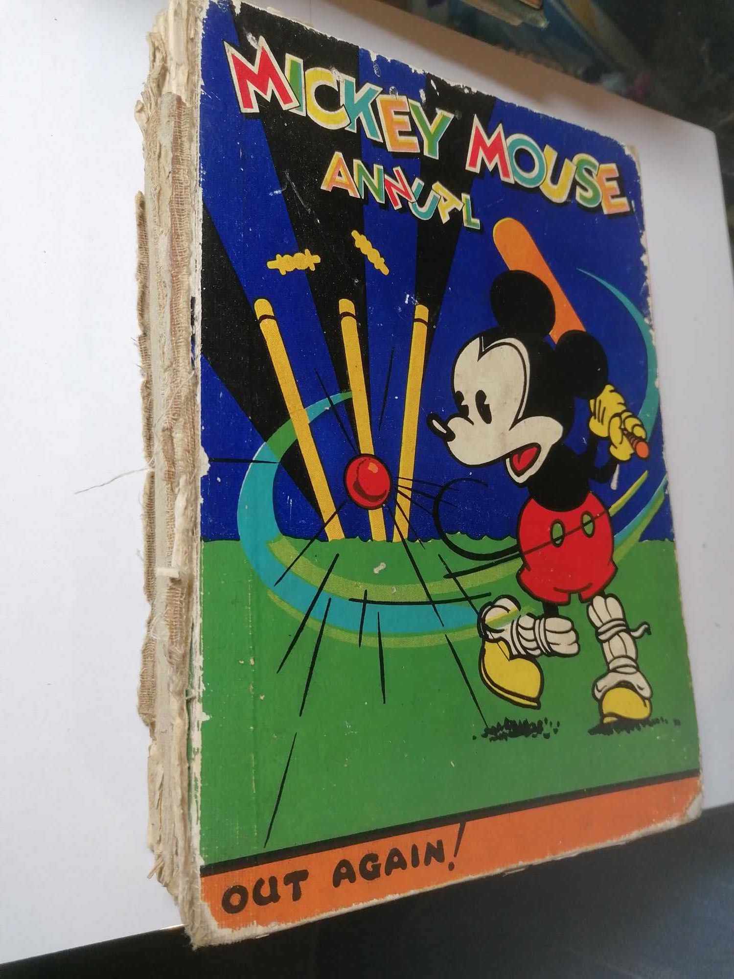 Mickey Mouse 'OUT AGAIN' 1934 Annual Book Very Rare Vintage Disney 1933/4