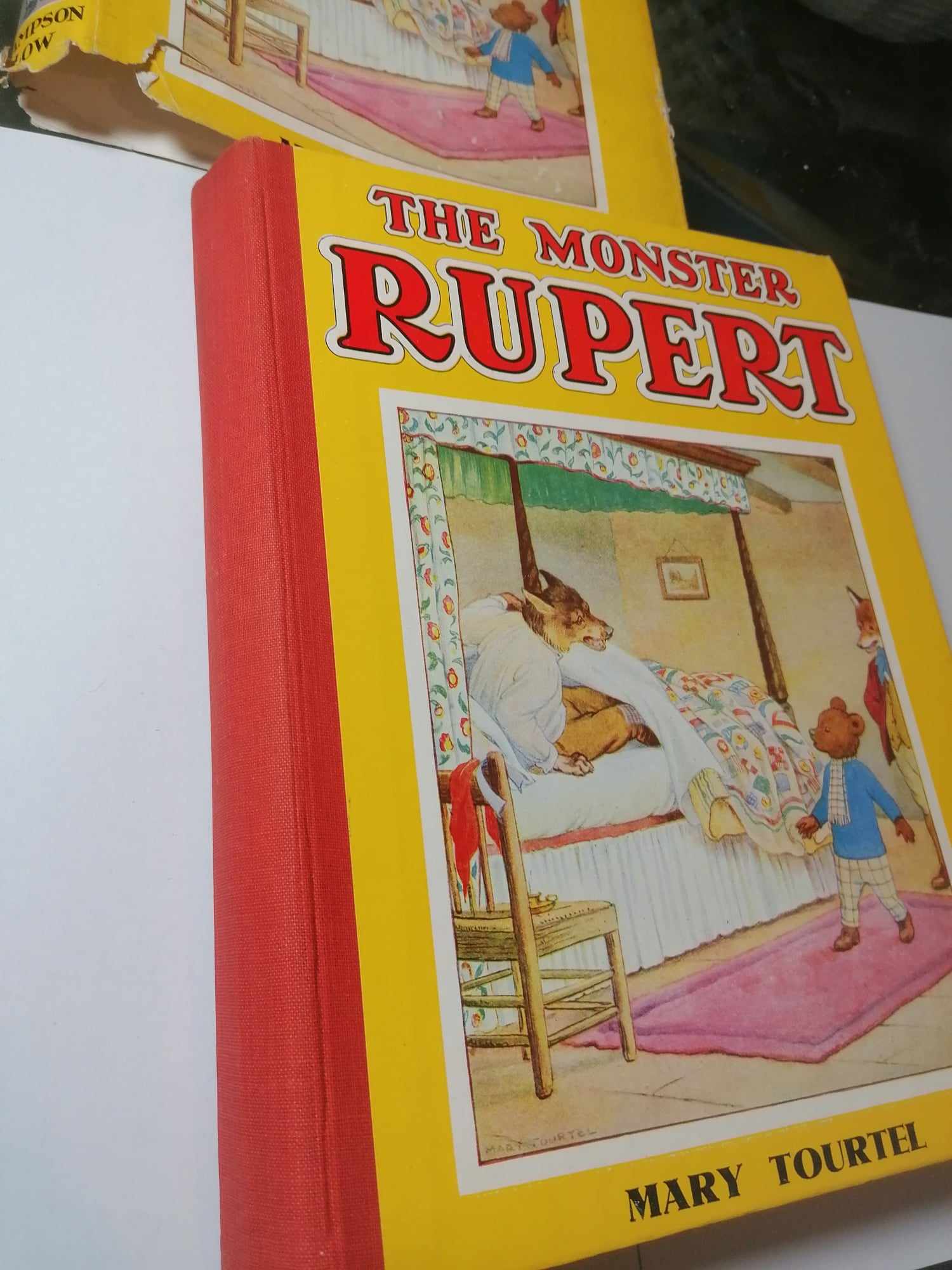 The Monster Rupert BY MARY TOURTEL ORIGINAL 1949 HARDBACK BOOK 1949 Excellent with dust cover