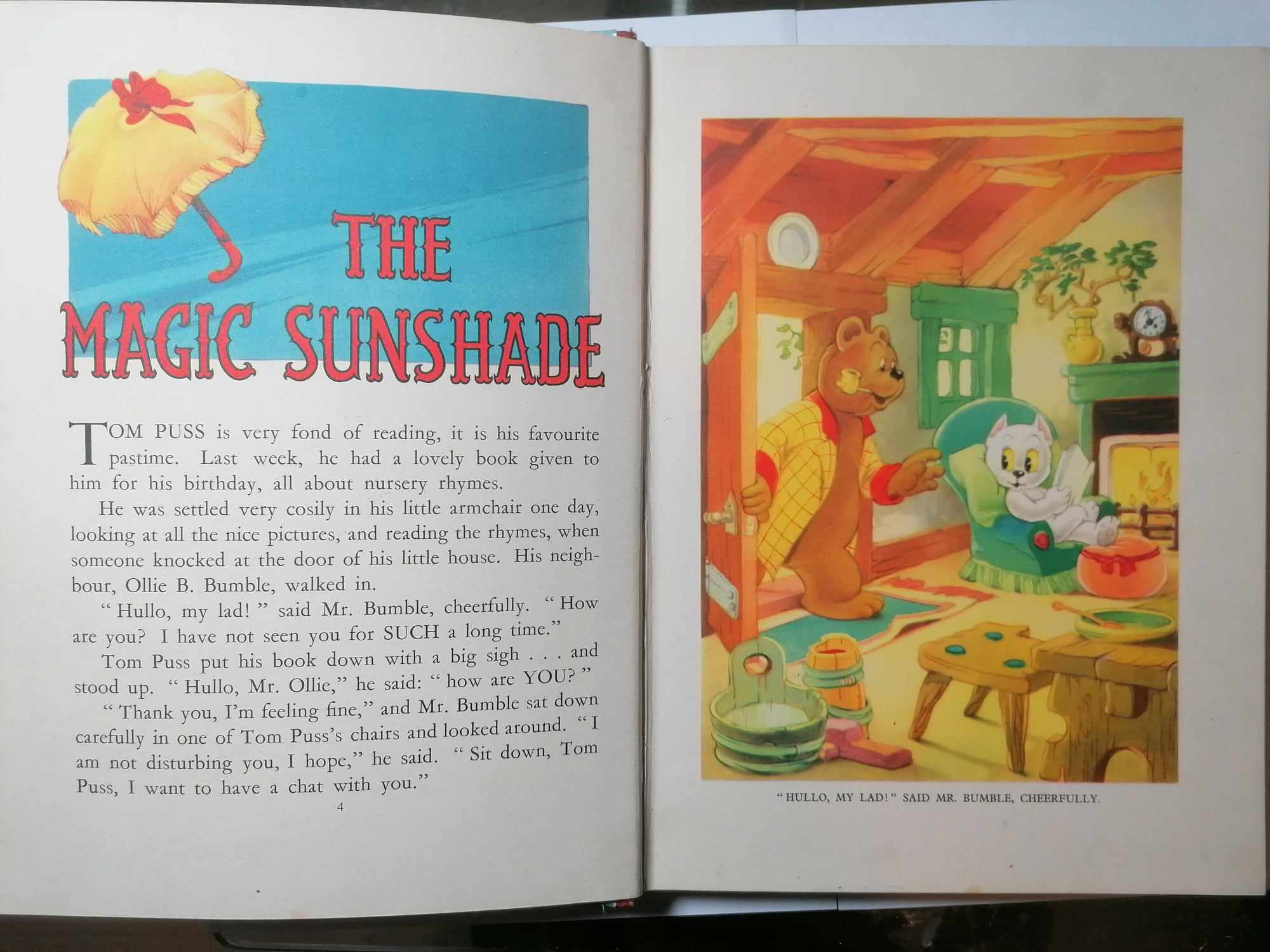  1940's Tom Puss in Nursery  Rhymeland Marten Toonder Marks & Spencer Ltd,