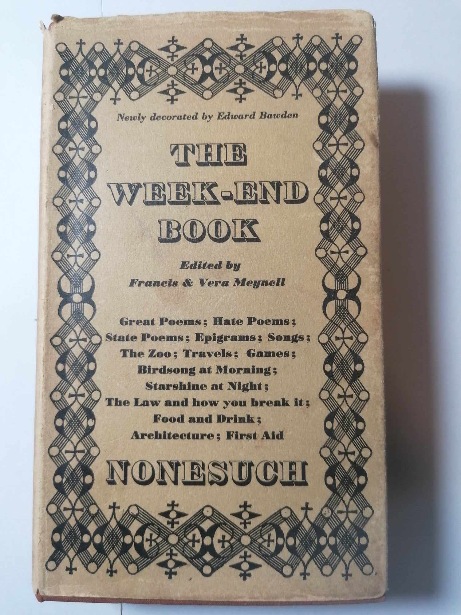 Nonesuch Press LTD The Week-End Book 1943 fantastic condition