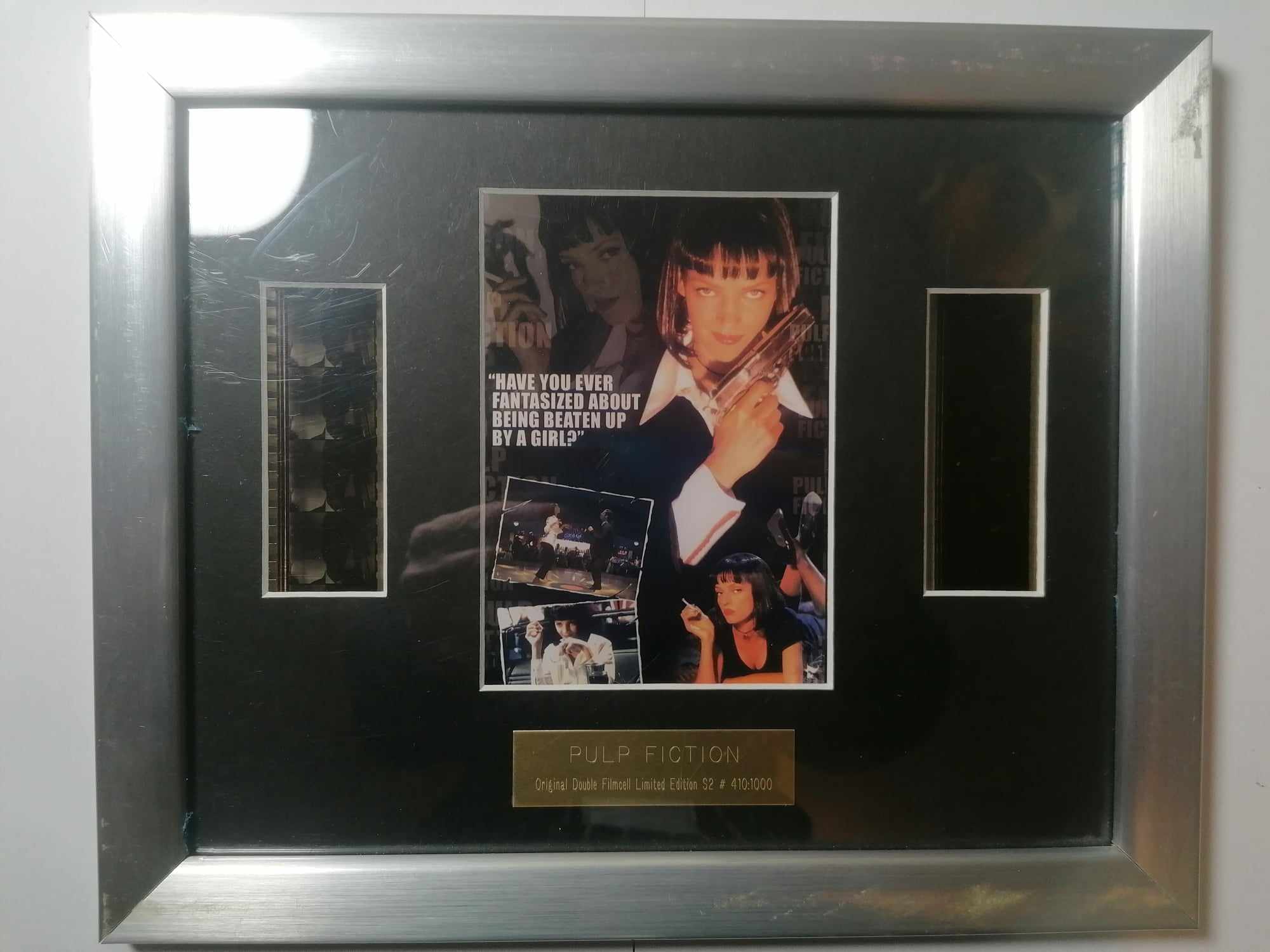 Limited edition Original double cell film strip of Pulp Fiction S2 410/1000