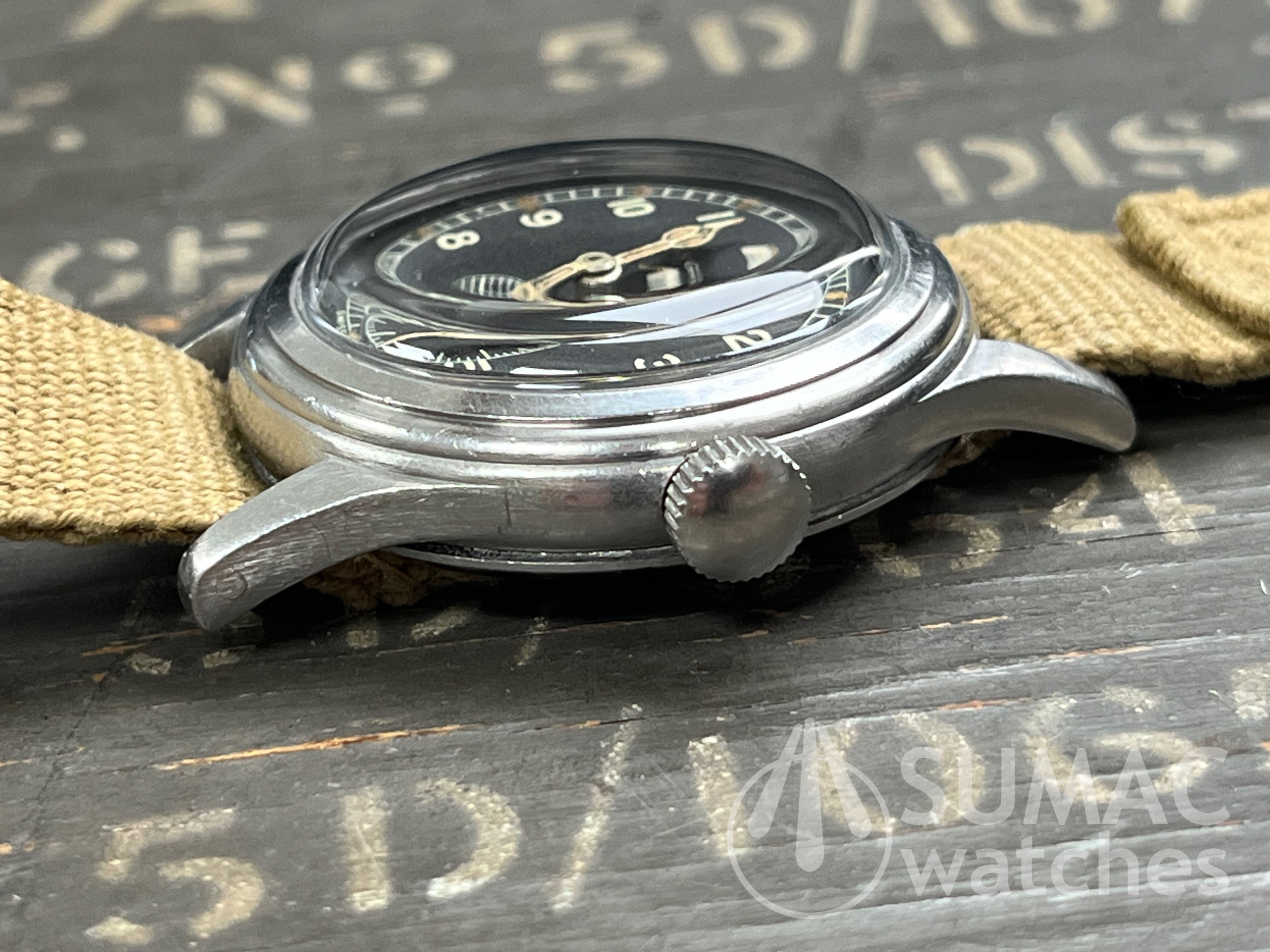 1944/45 WW2 Longines 'Greenlander' WWW 'Dirty Dozen' mechanical hand winding wristwatch