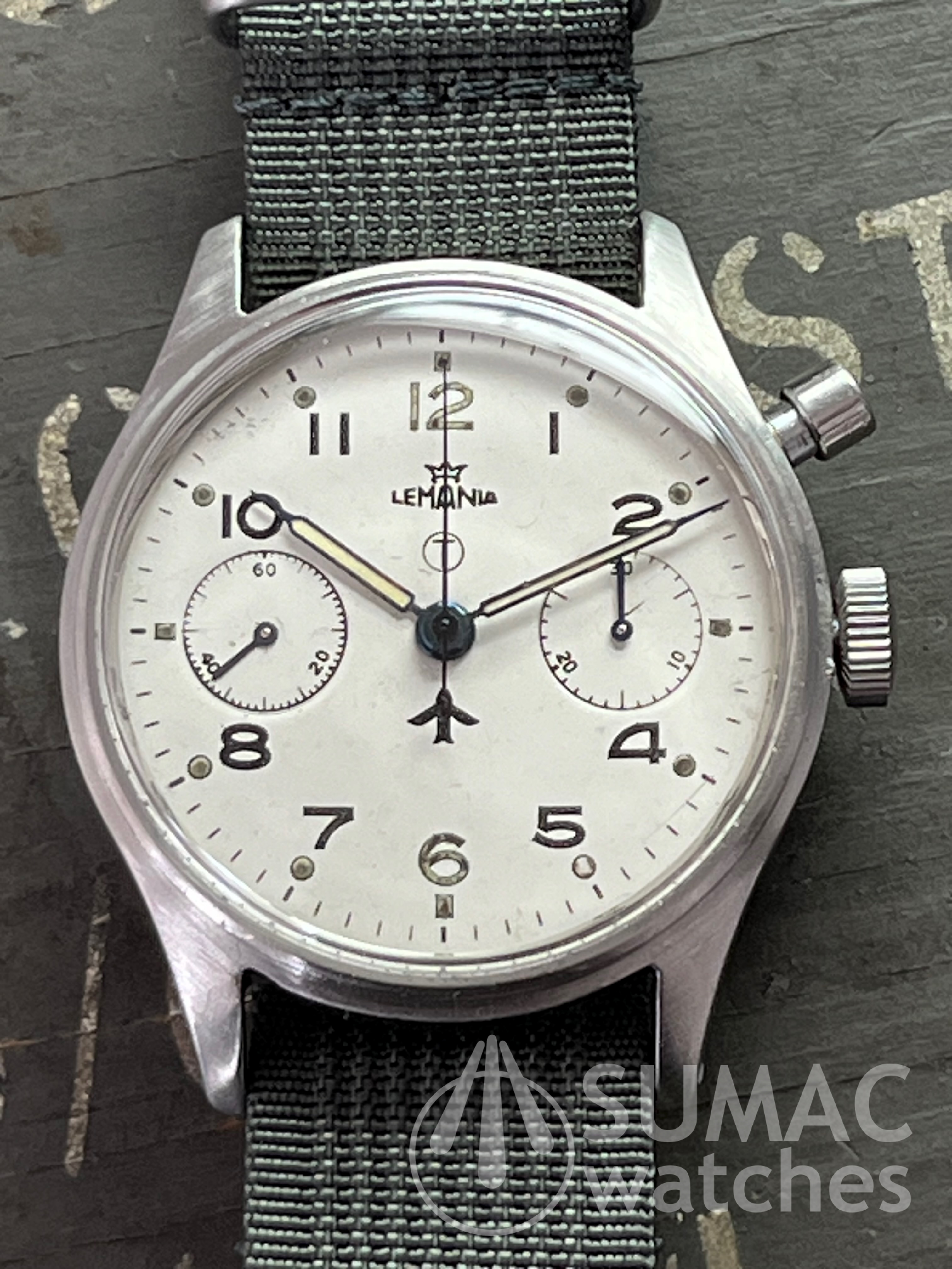 Lemania HS9 monopusher chronograph - cal. 15CHT