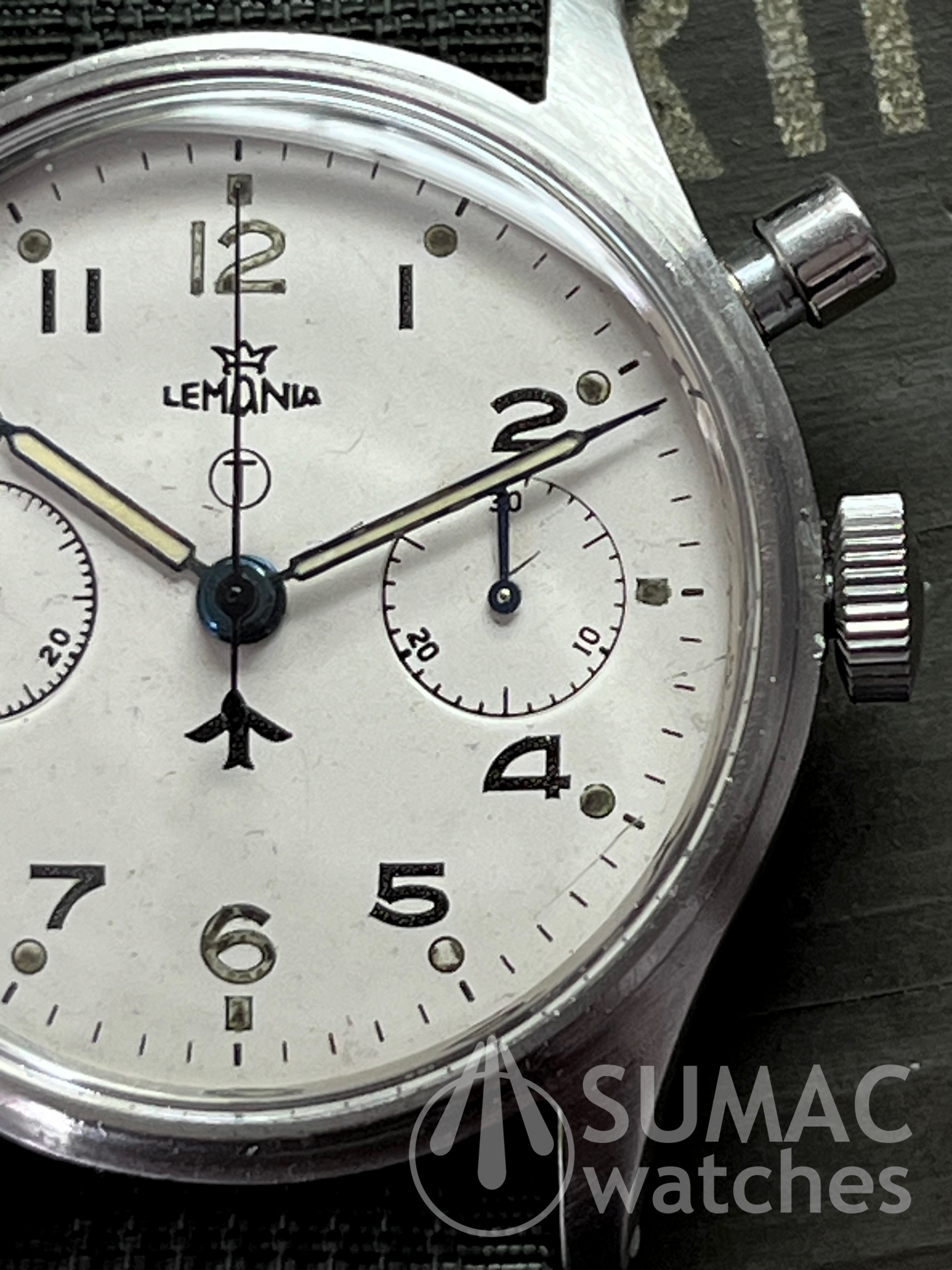 Lemania HS9 monopusher chronograph - cal. 15CHT