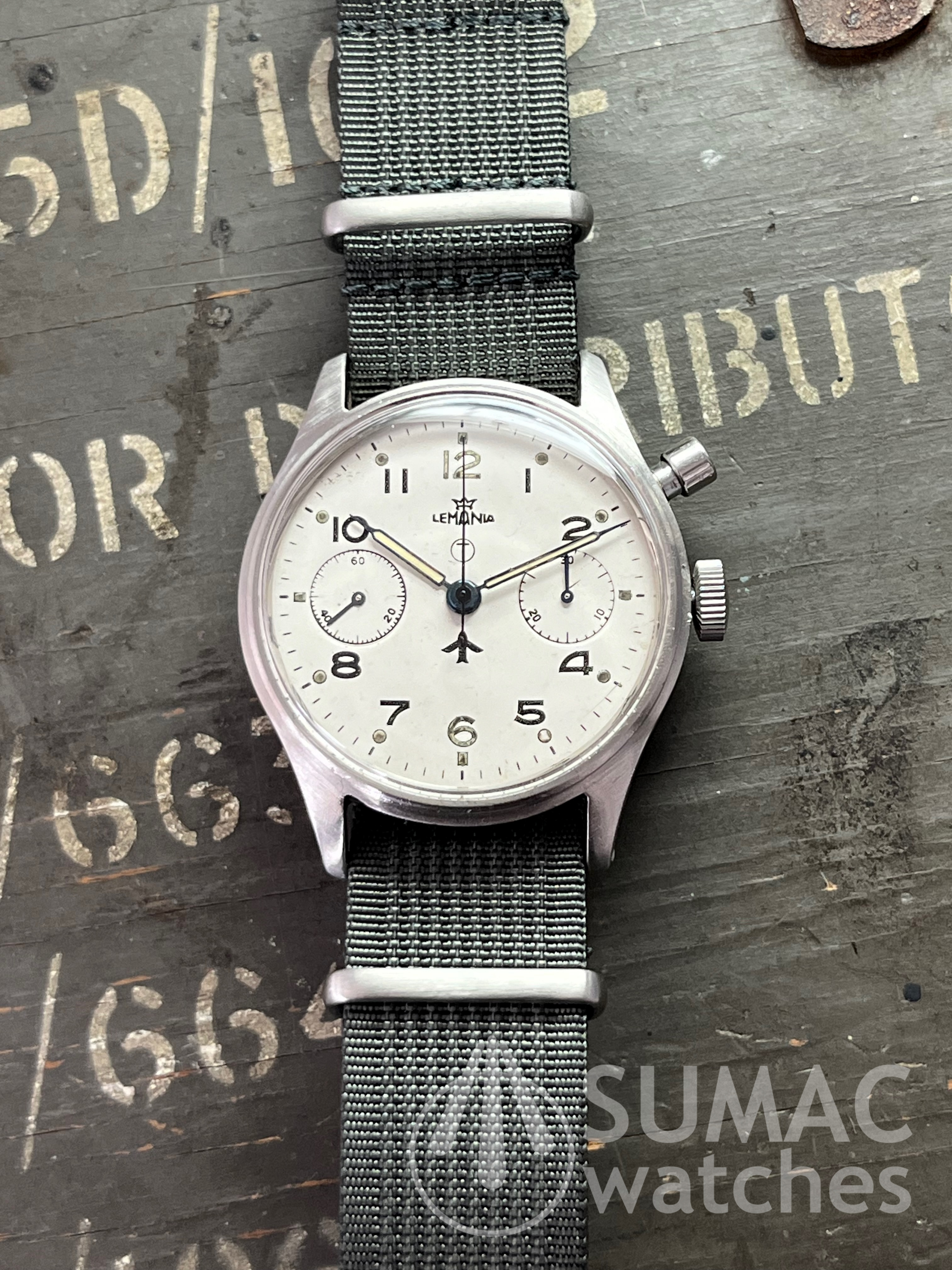 Lemania HS9 monopusher chronograph - cal. 15CHT