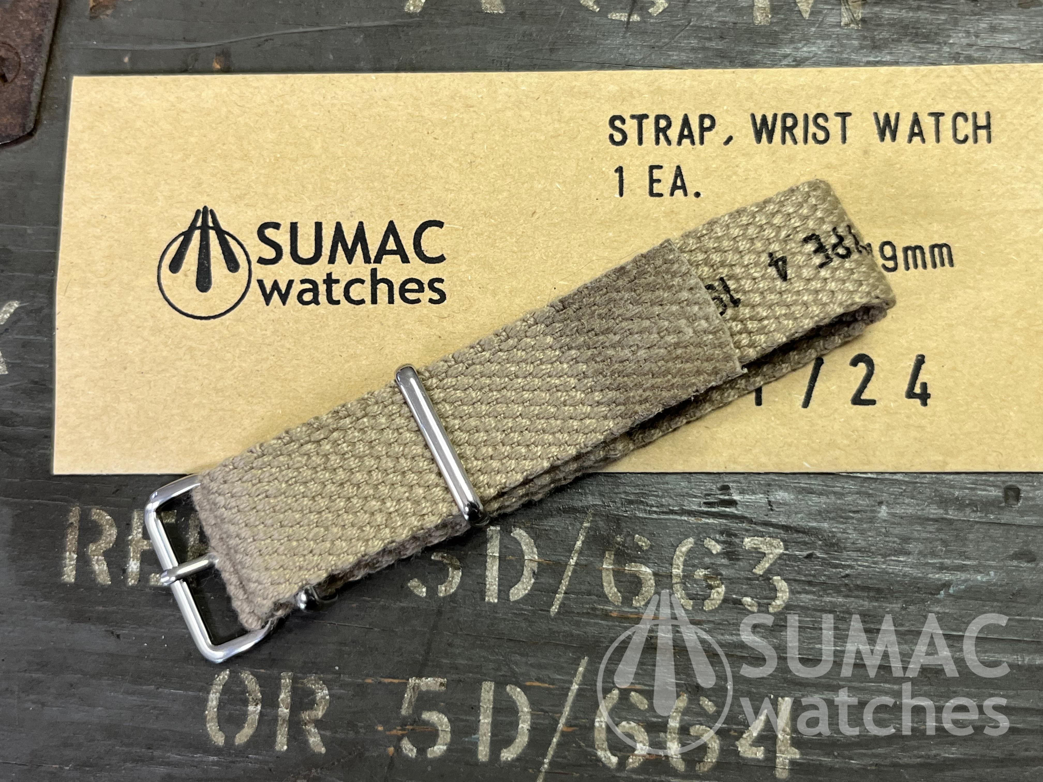 SE Type 4 - 19mm light khaki webbing strap