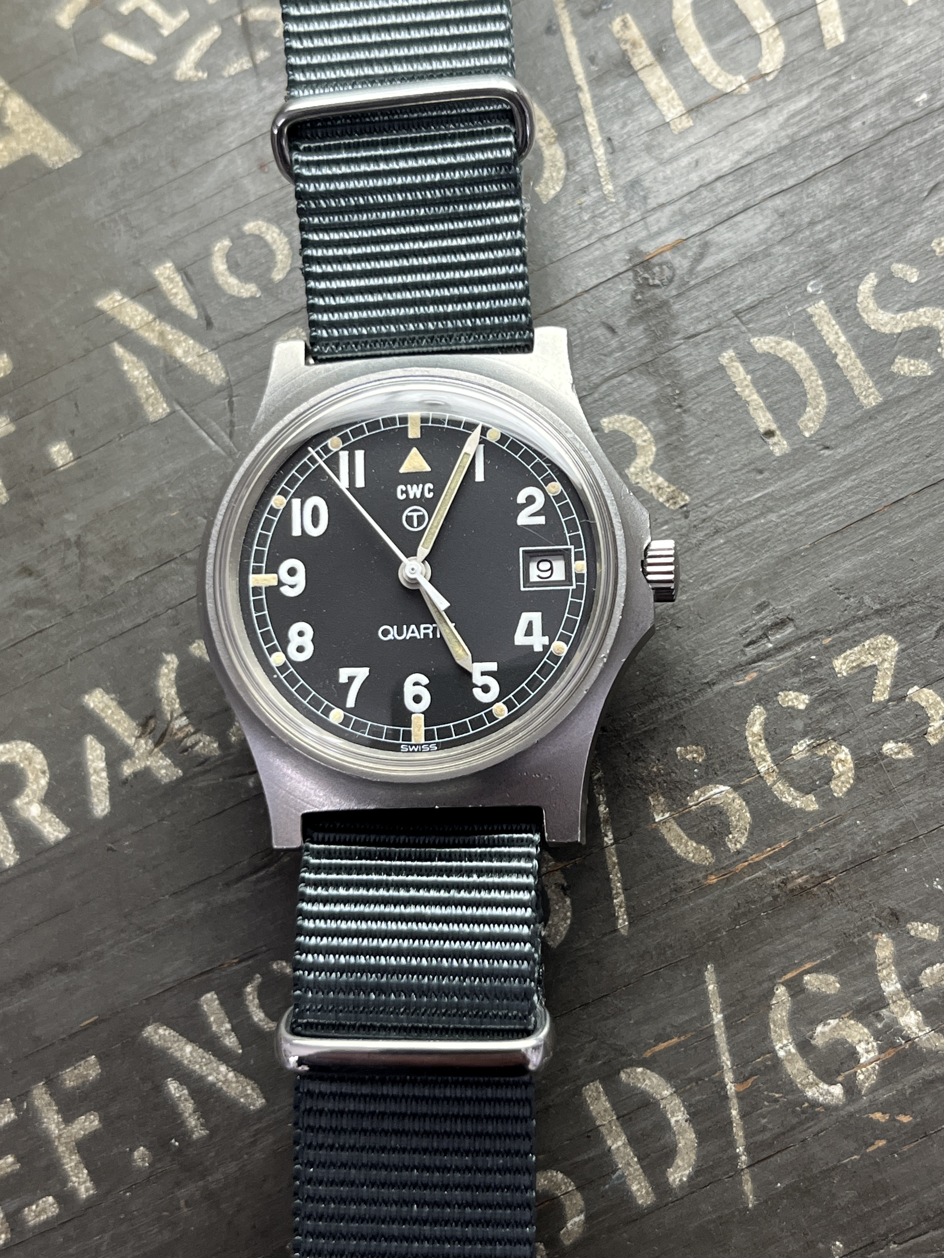 1980/81 CWC G10 'Fatboy' Navigator MoD issue quartz field watch