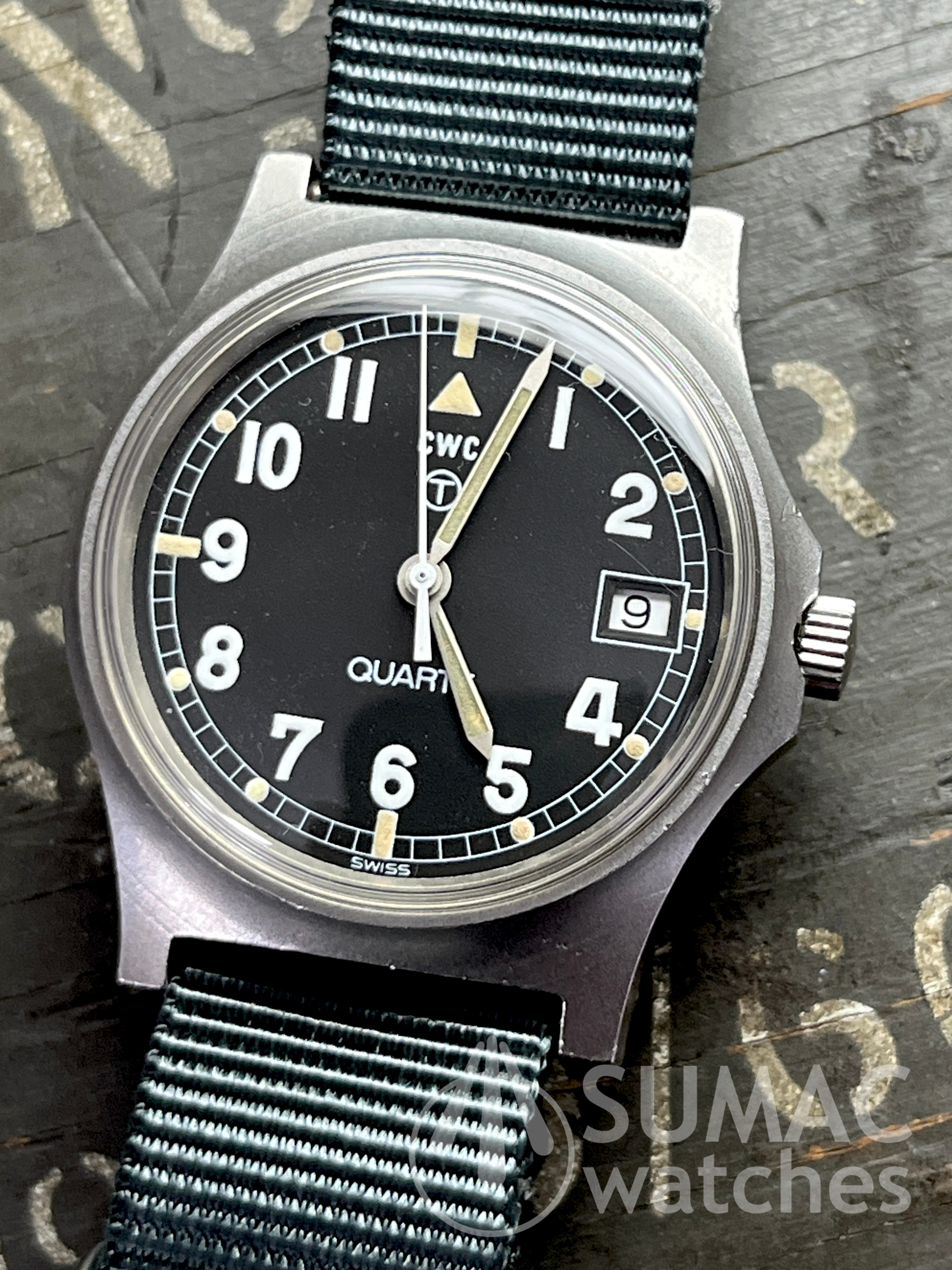 1980/81 CWC G10 'Fatboy' Navigator MoD issue quartz field watch