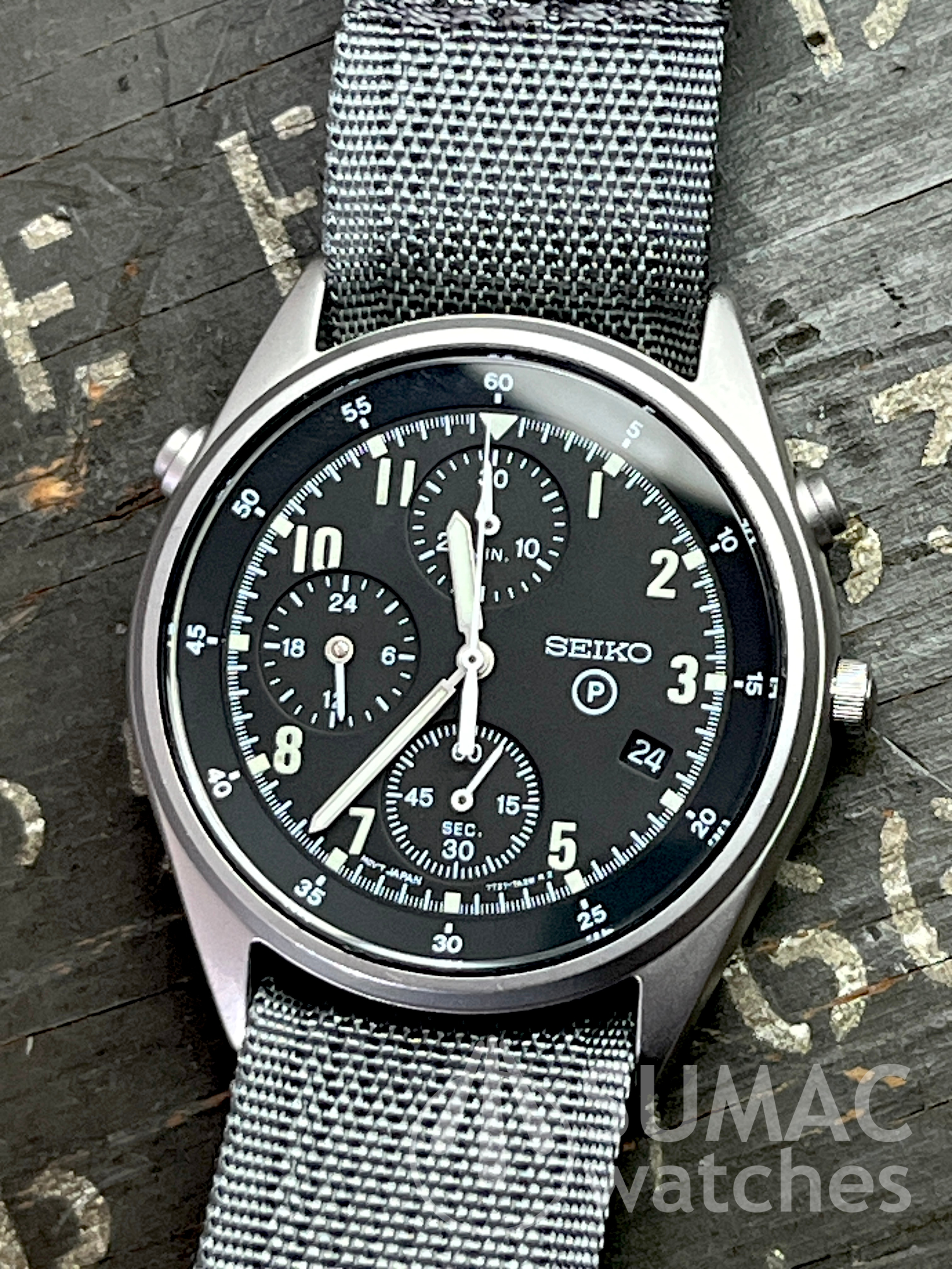 1996 Seiko 7T27-7A20 'Gen 2' RAF/RN aircrew issue quartz chronograph 