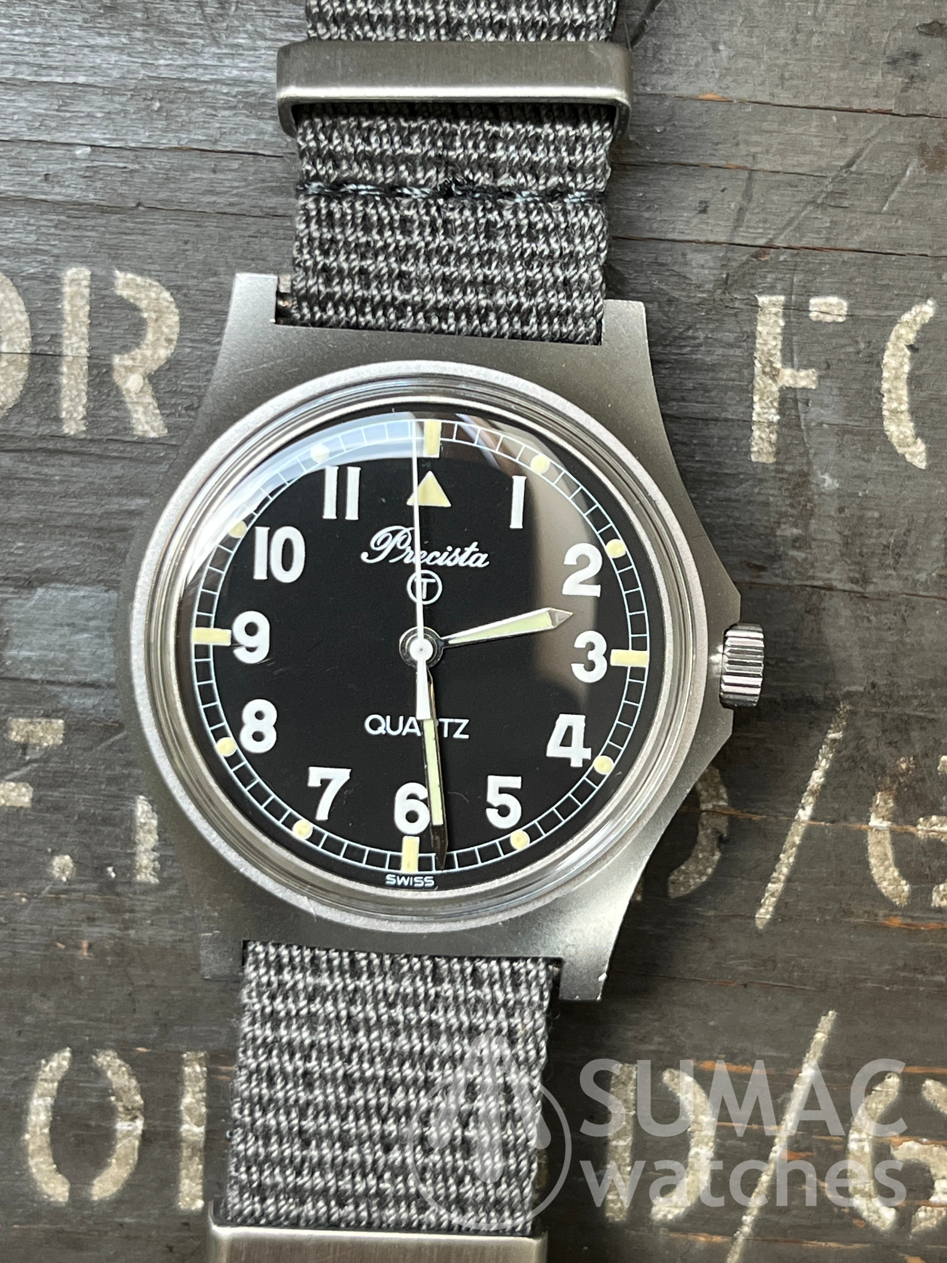1984 Precista G10 6BB RAF issue field watch