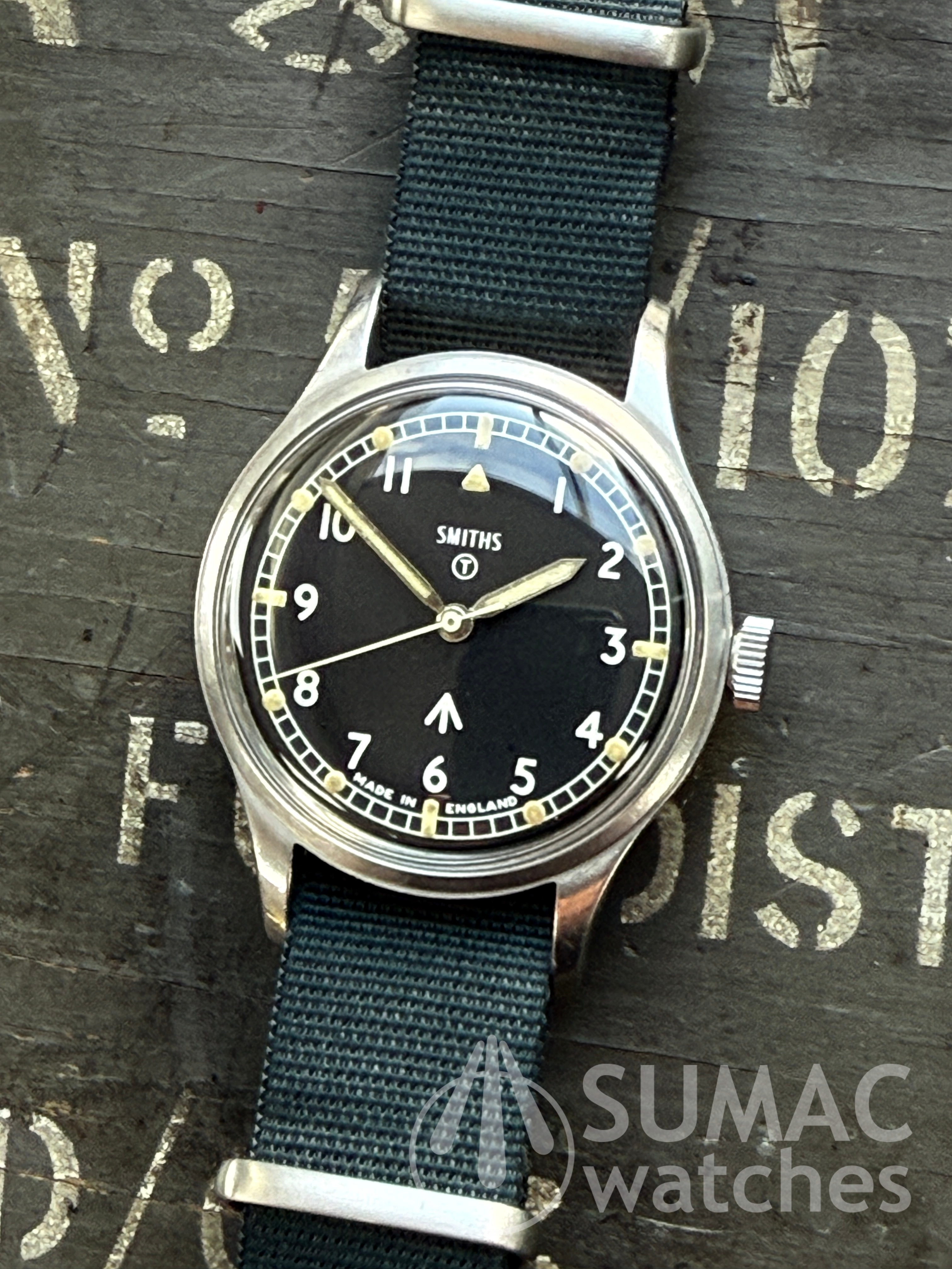 1970 Smiths W10 British Army issue - hacking seconds