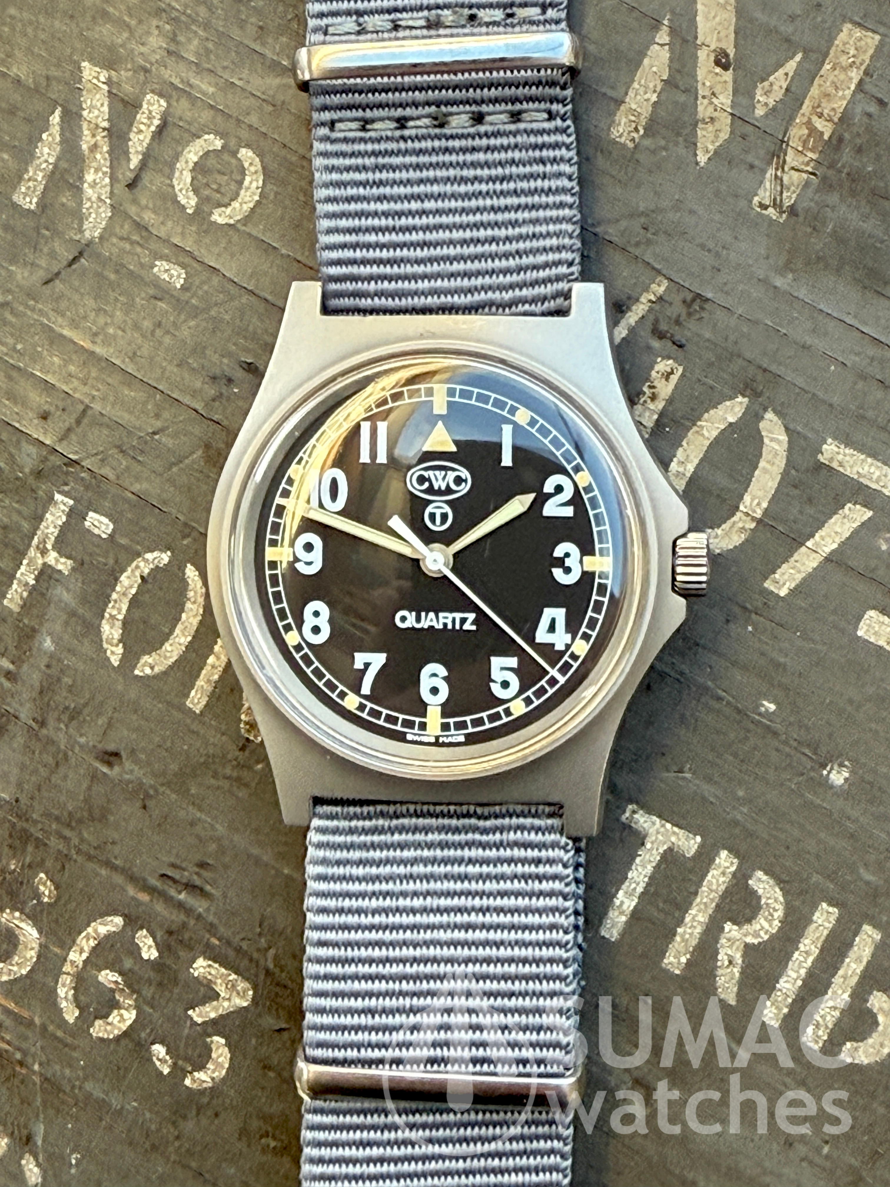 1995 CWC G10 Royal Marines (0555) issue quartz field watch - unissued