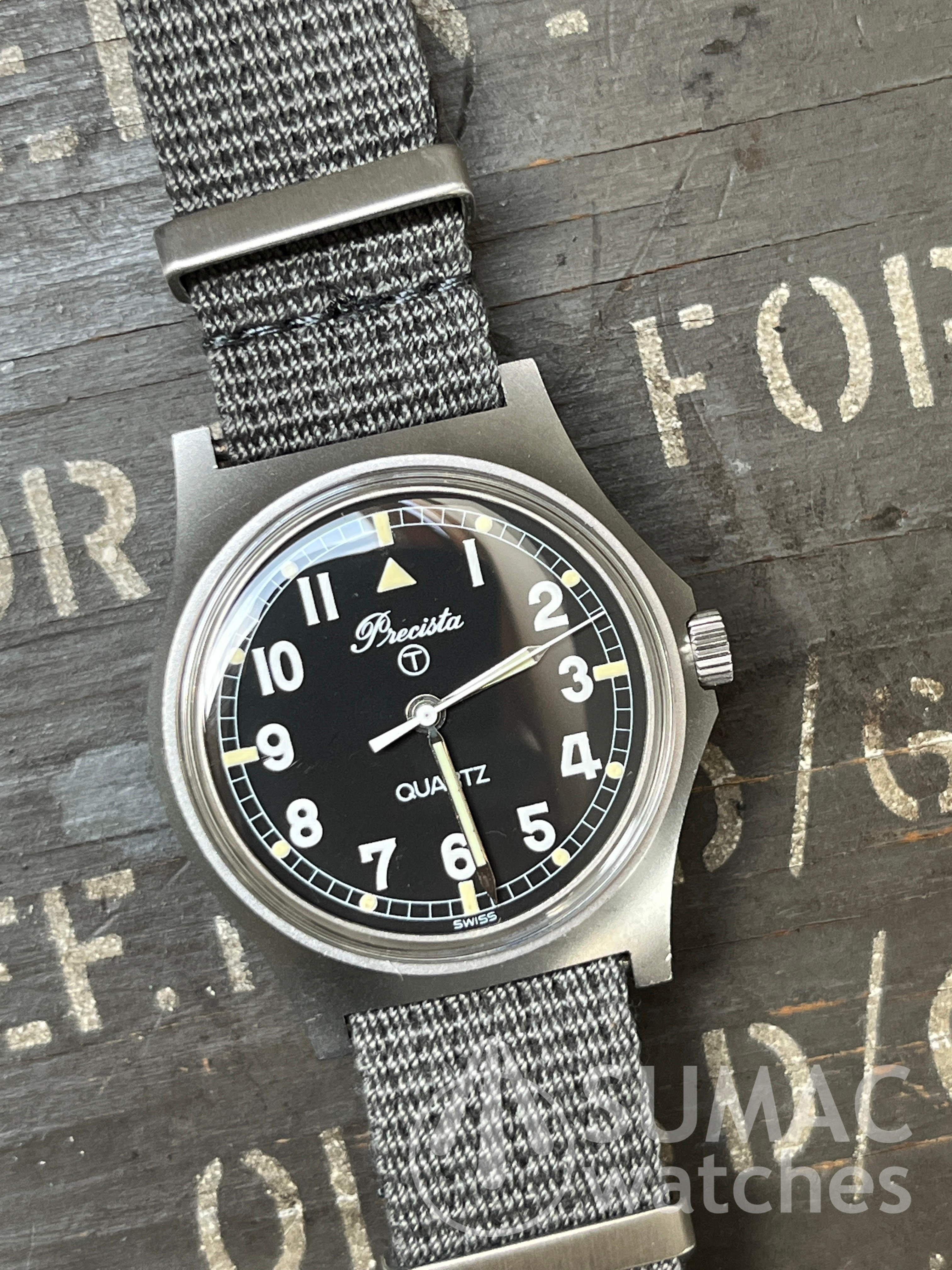 1984 Precista G10 6BB RAF issue field watch