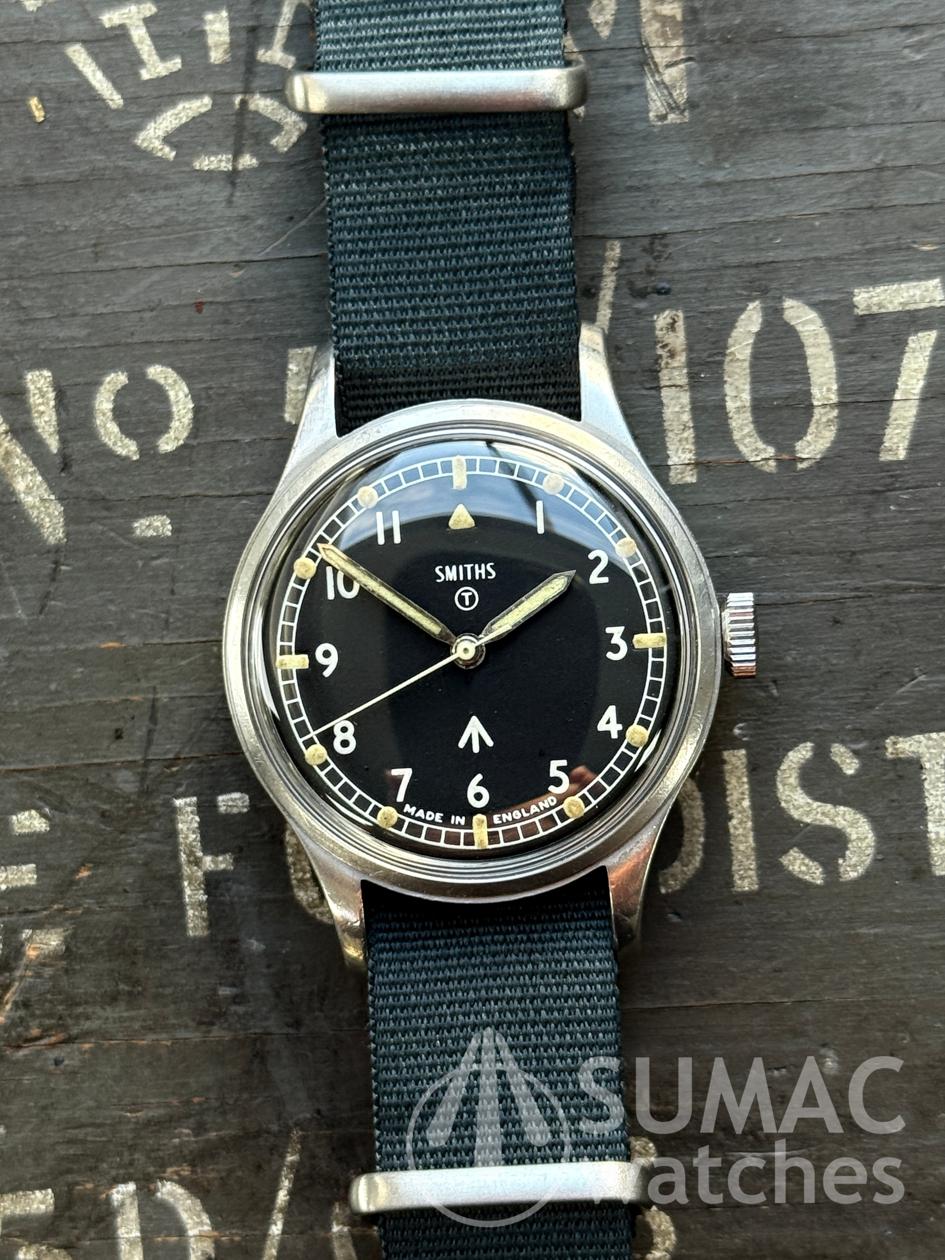 1970 Smiths W10 British Army issue - hacking seconds