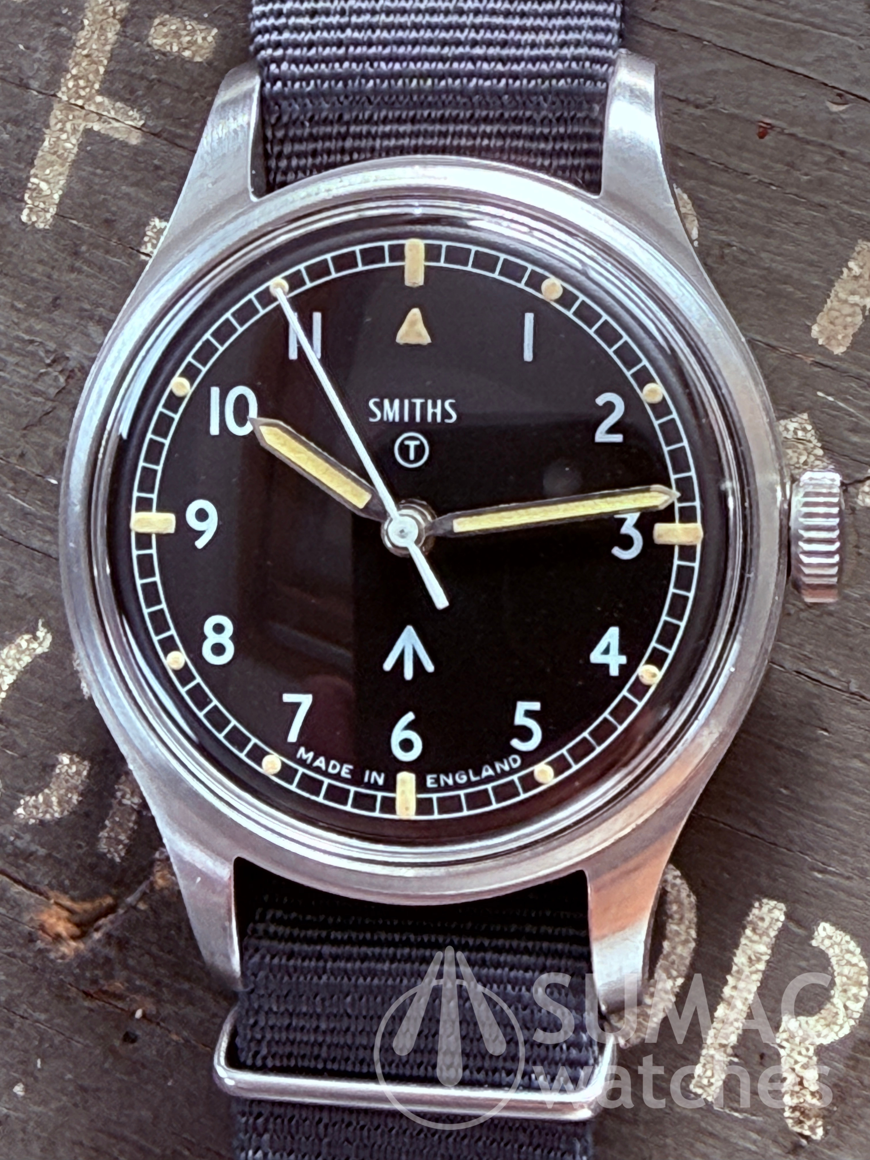 RARE 1968 RAF issue Smiths W10, NOS NATO strap