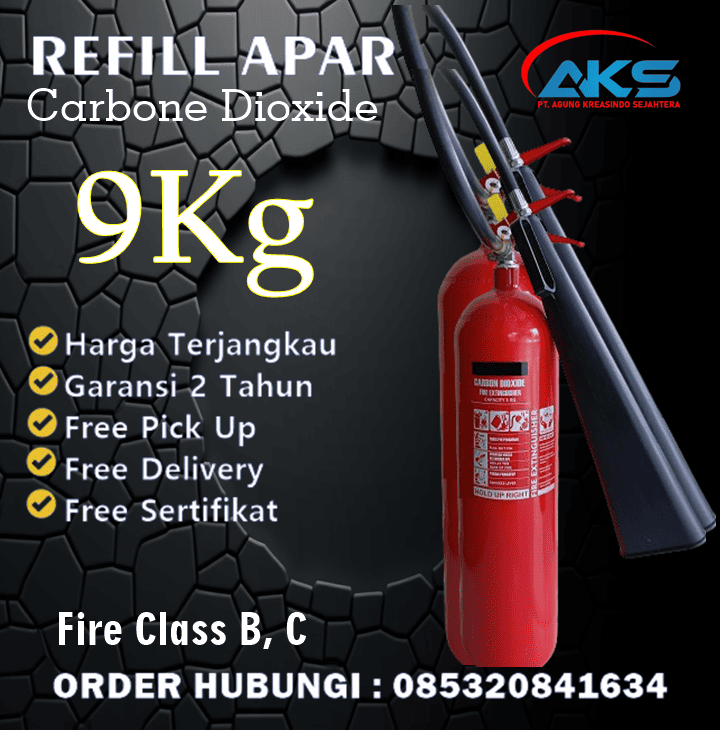Refill APAR Karbon Dioksida 9Kg