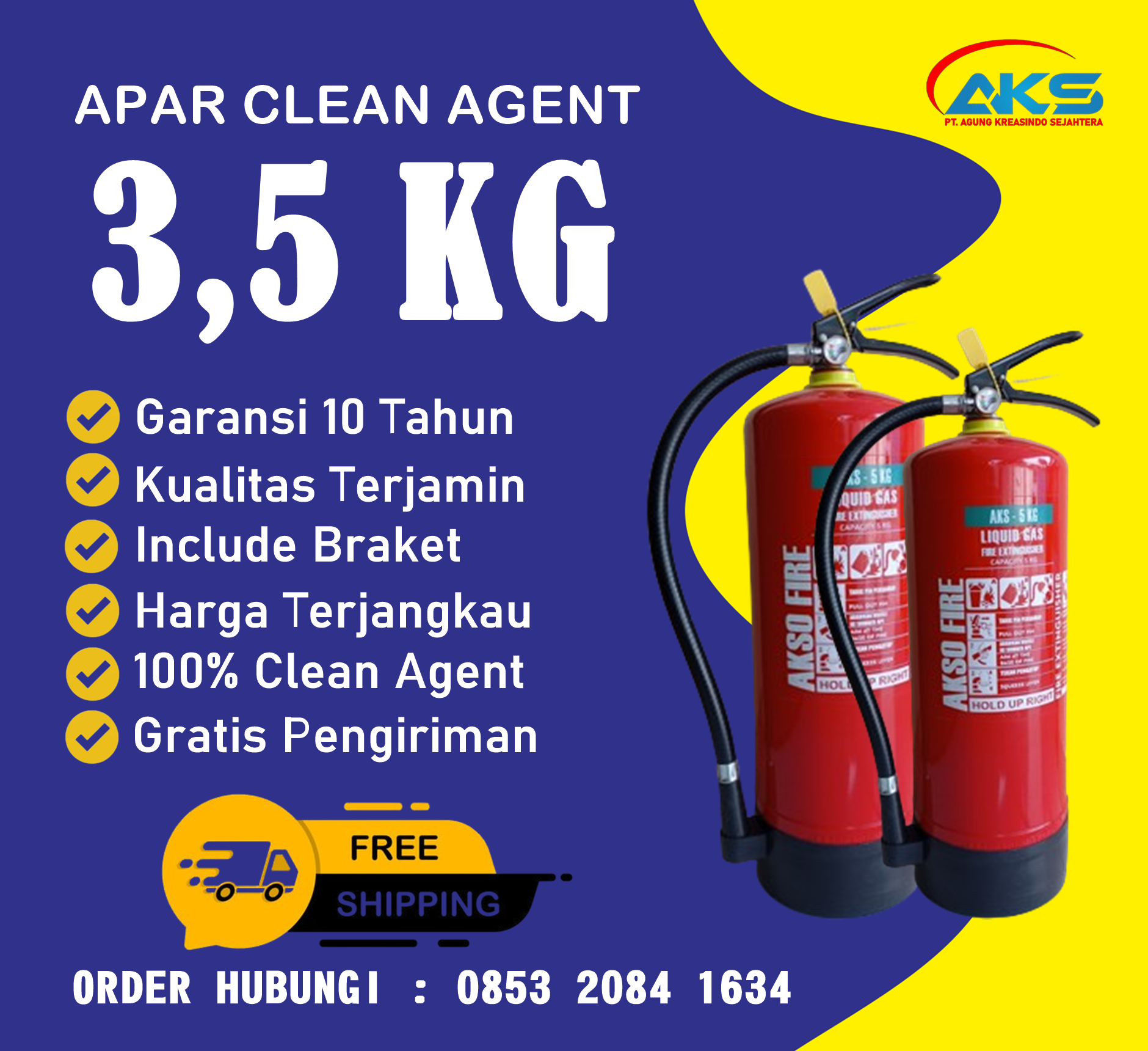 APAR Clean Agent 3,5 KG