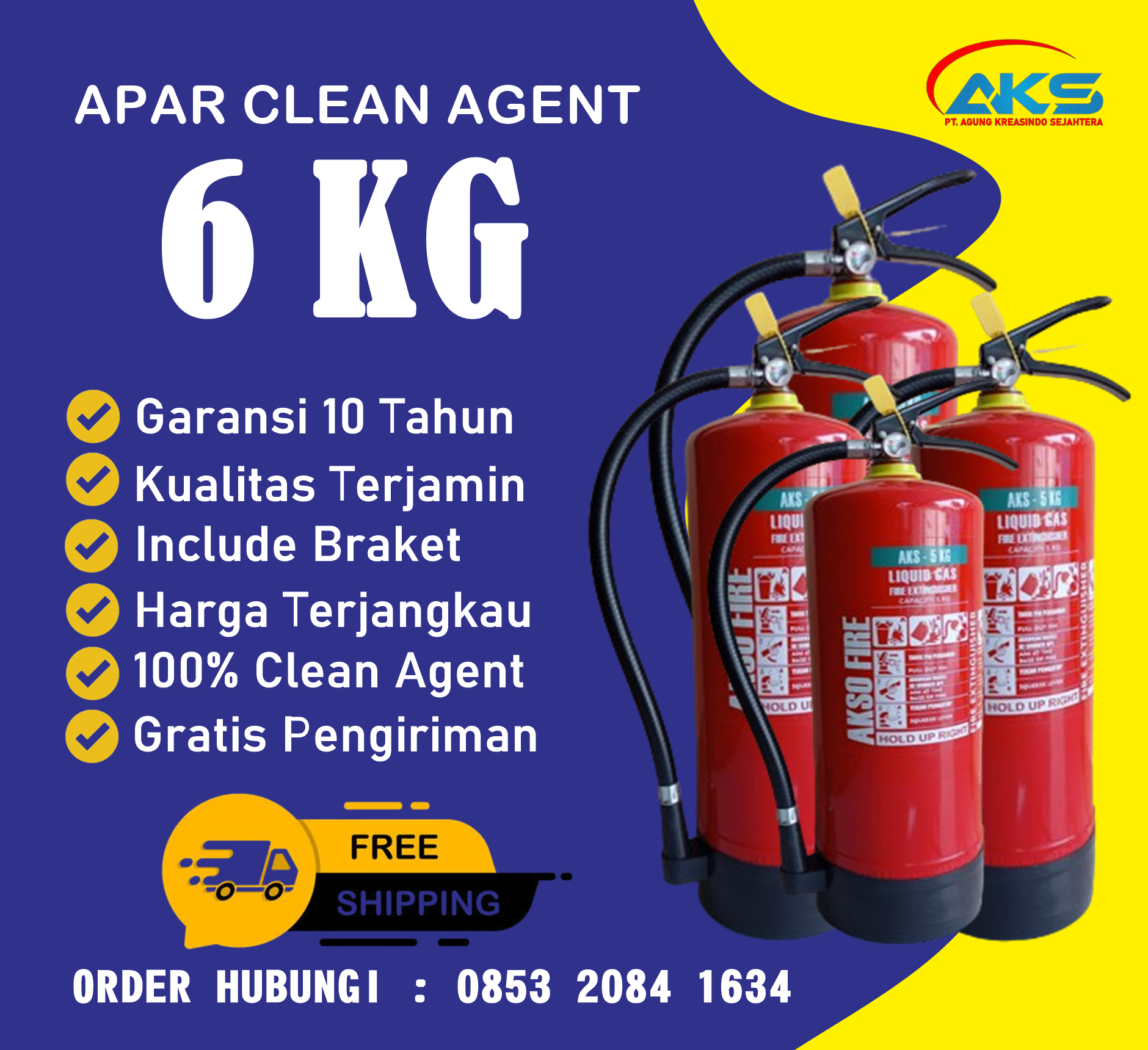 APAR Clean Agent 6 KG