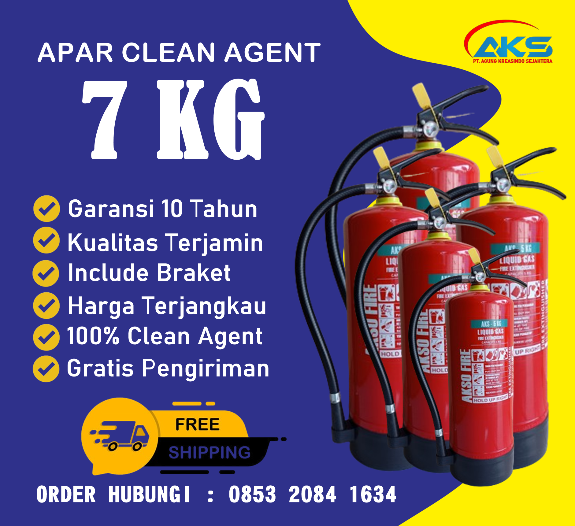 APAR Clean Agent 7 KG