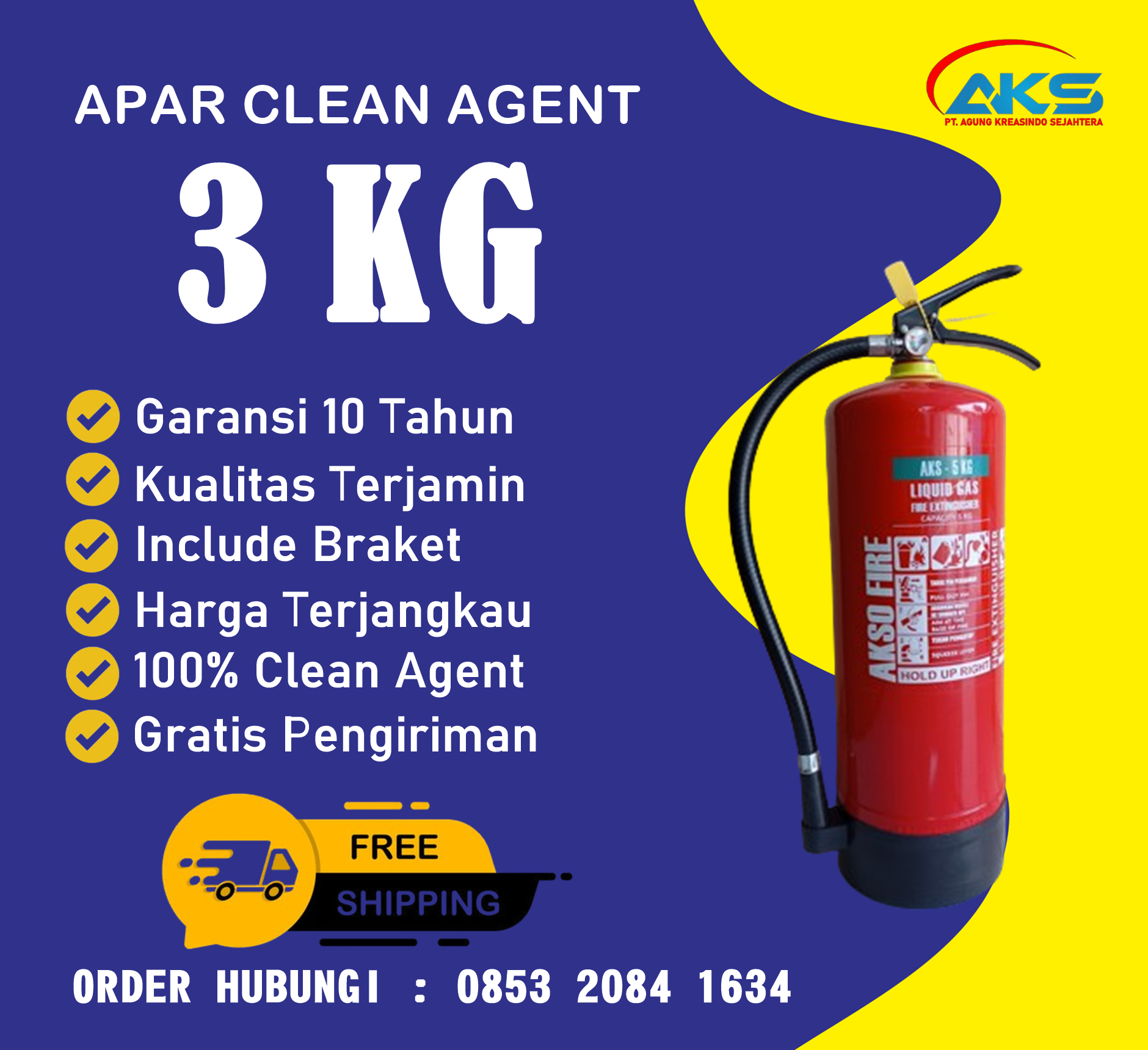 APAR Clean Agent 3 KG