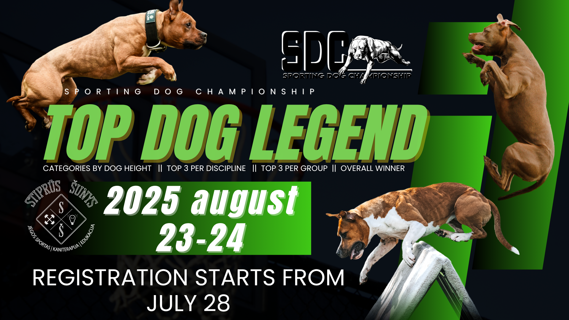 Registracija - SDC TOP DOG LEGEND