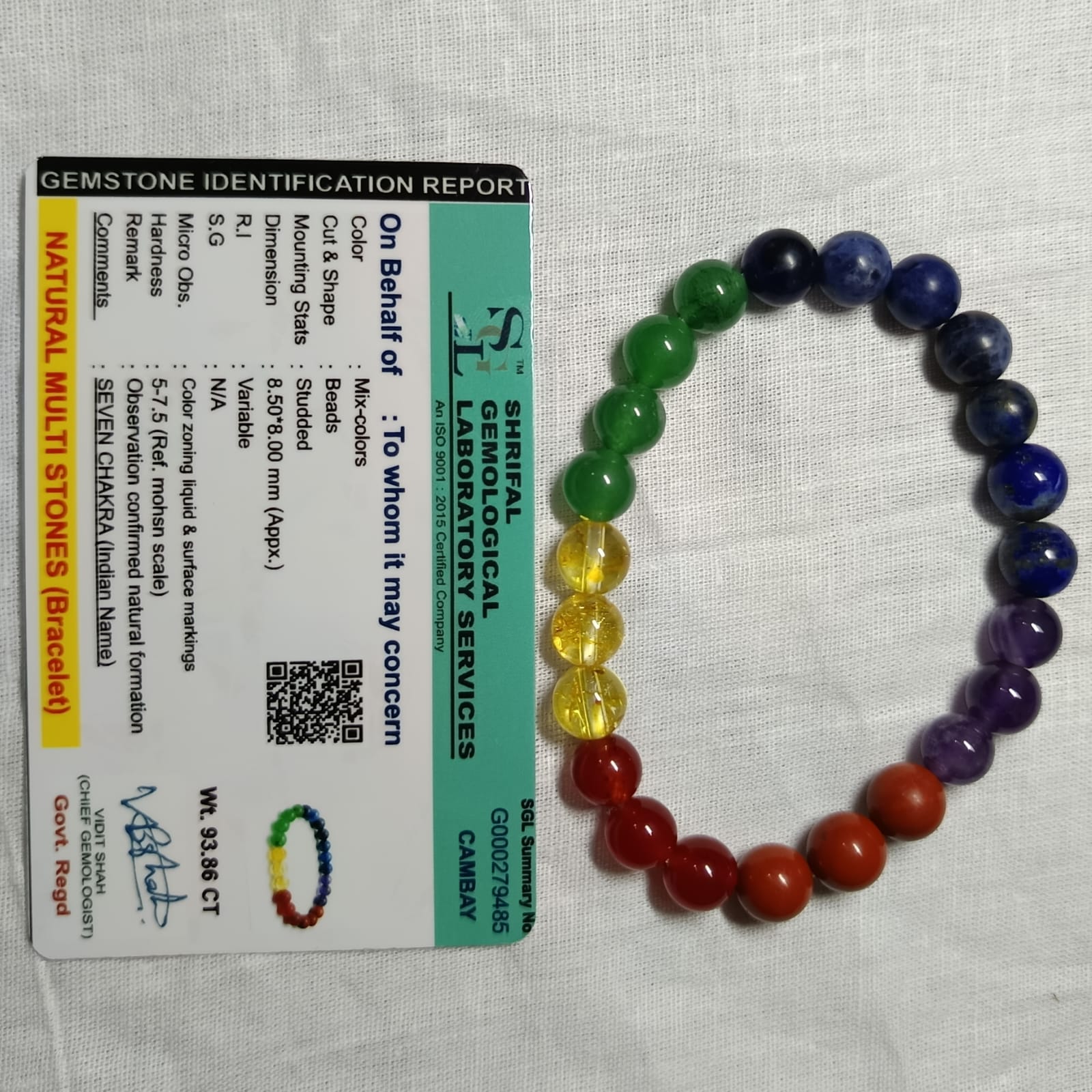 7 Chakra Bracelet