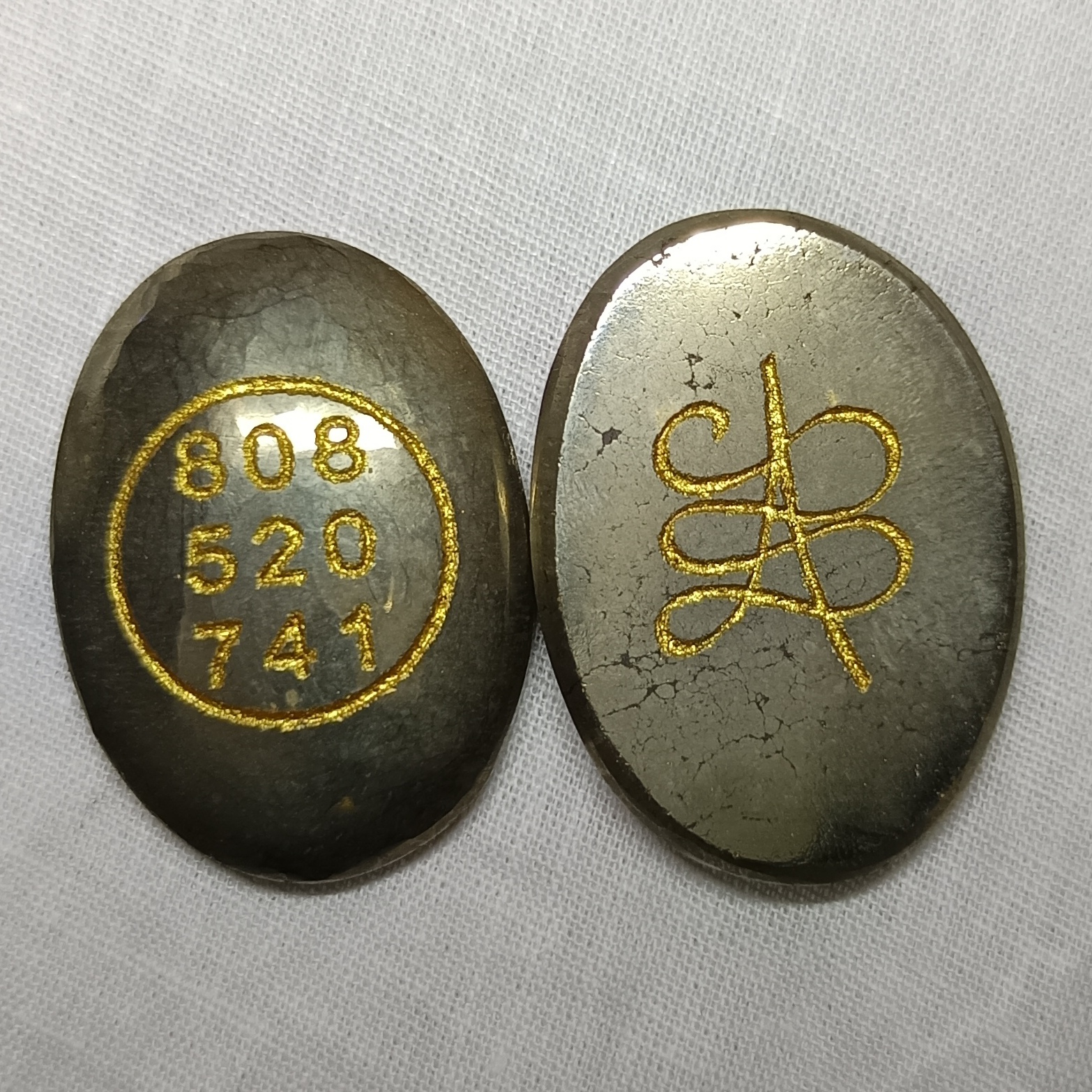 Pyrite Natural Zibu Coin