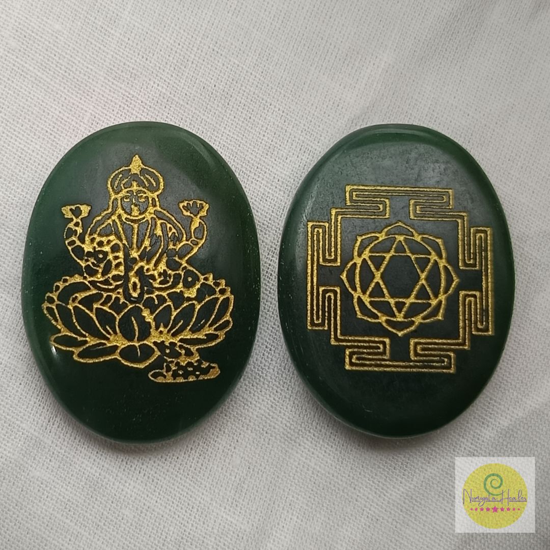 Green Zade Laxmi Coin