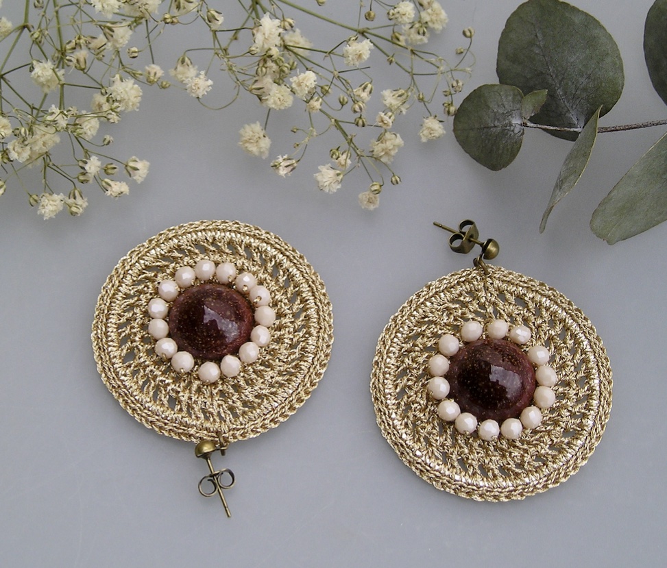 Boucles d'oreilles CABOCHON