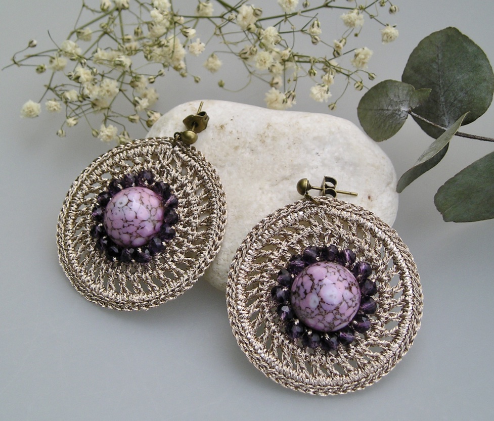 Boucles d'oreilles CABOCHON