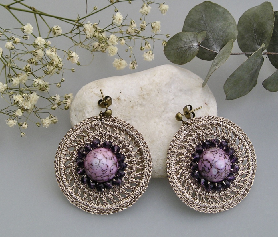 Boucles d'oreilles CABOCHON