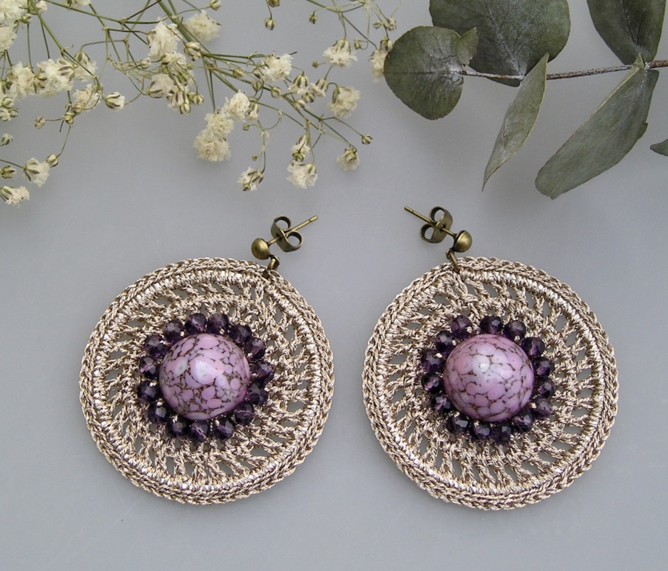 Boucles d'oreilles CABOCHON