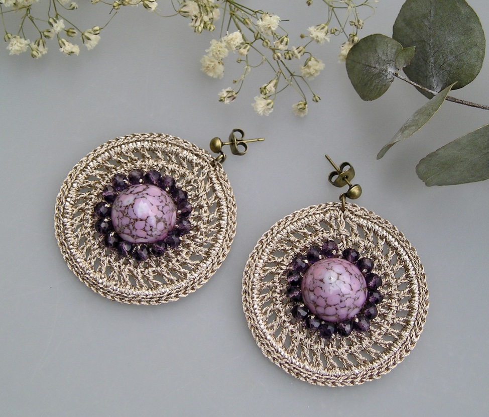 Boucles d'oreilles CABOCHON