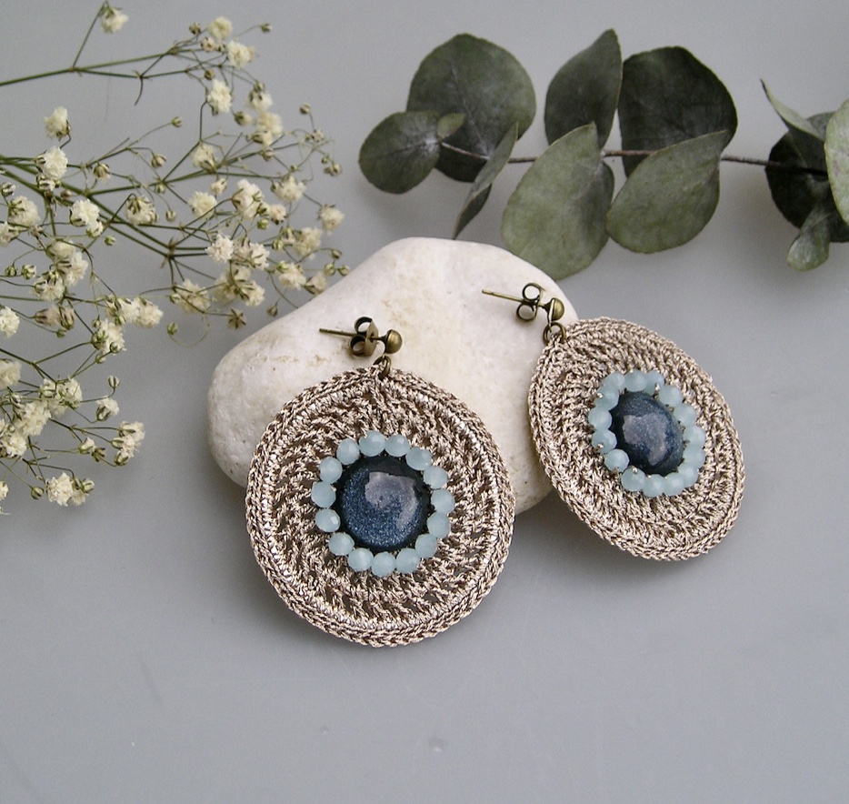 Boucles d'oreilles CABOCHON
