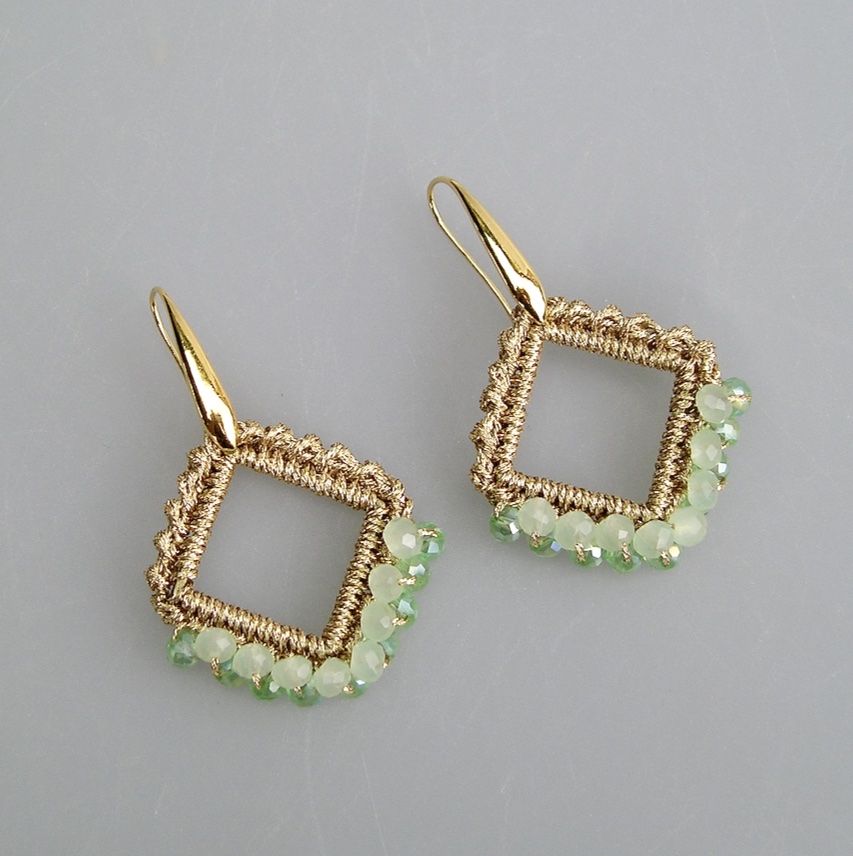Boucles d'oreilles au crochet ARIANE