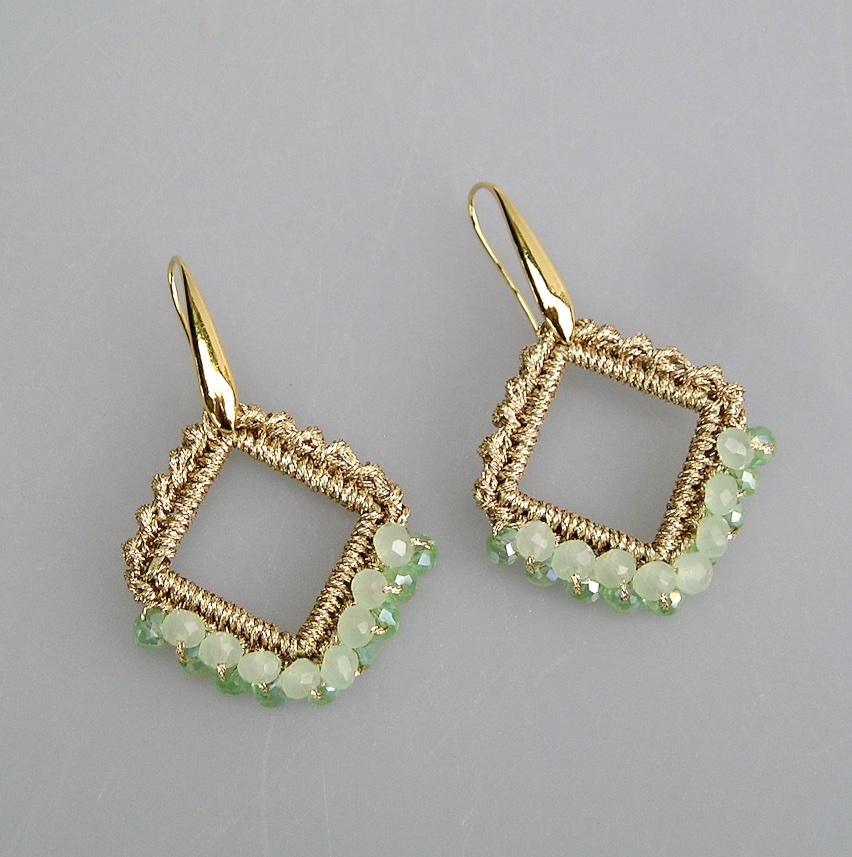 Boucles d'oreilles au crochet ARIANE