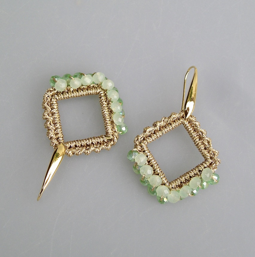 Boucles d'oreilles au crochet ARIANE