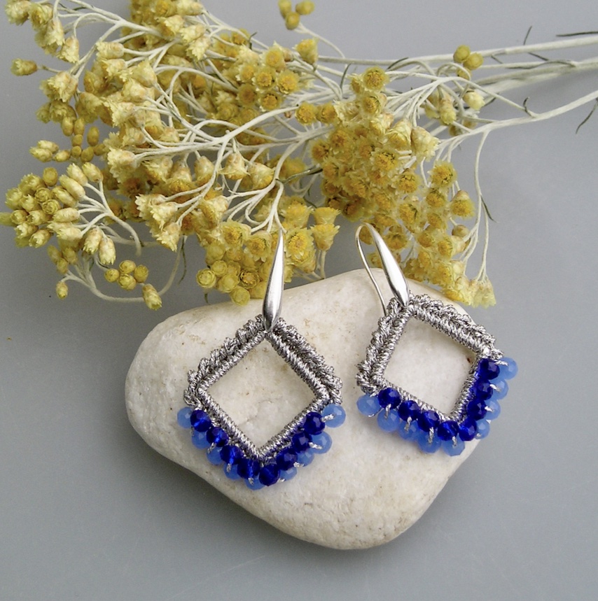 Boucles d'oreilles au crochet ARIANE
