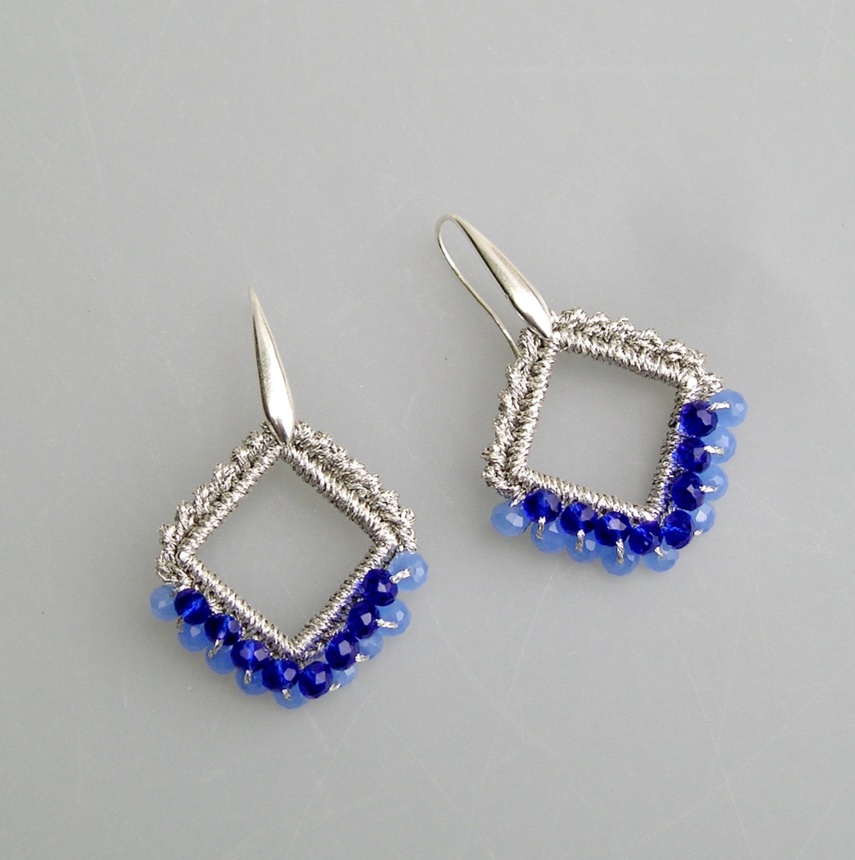 Boucles d'oreilles au crochet ARIANE