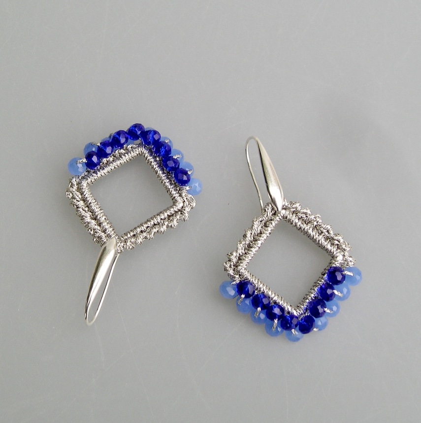 Boucles d'oreilles au crochet ARIANE