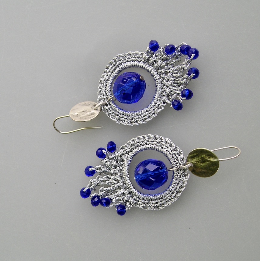 Boucles d'oreilles KALI outremer