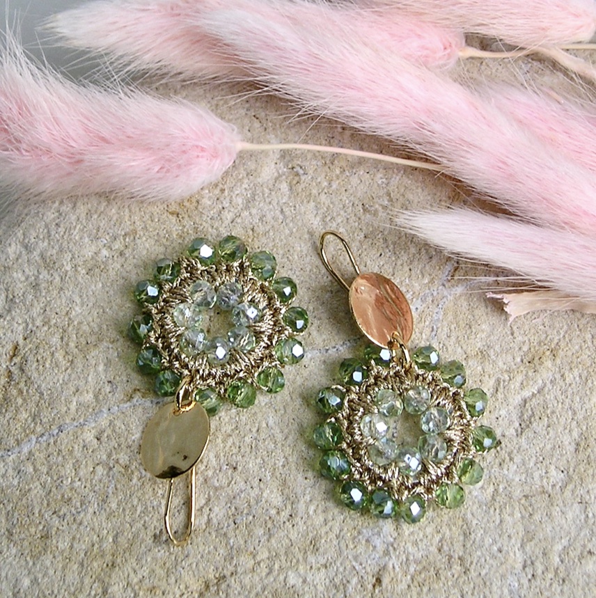 Boucles d'oreilles bohème chic LUANA