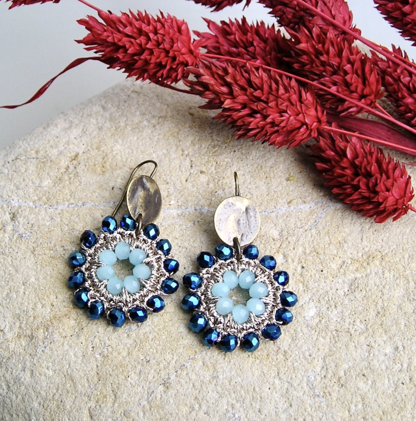 Boucles d'oreilles bohème chic LUANA