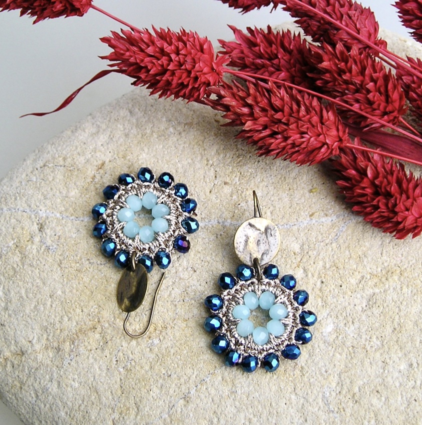 Boucles d'oreilles bohème chic LUANA