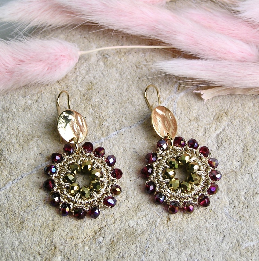 Boucles d'oreilles bohème chic LUANA