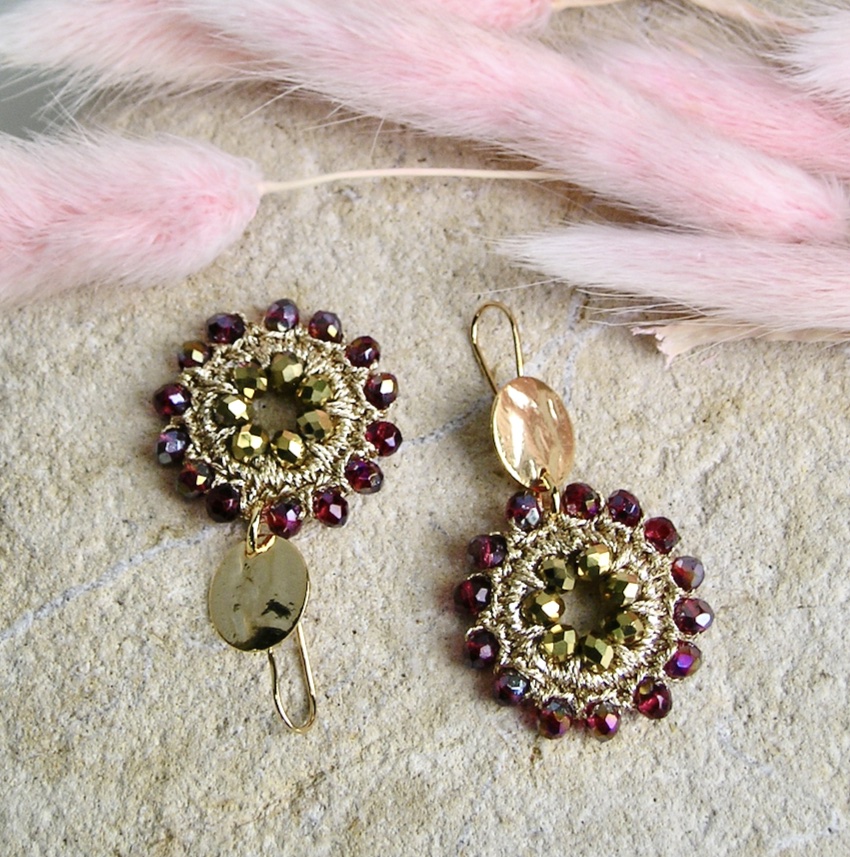 Boucles d'oreilles bohème chic LUANA