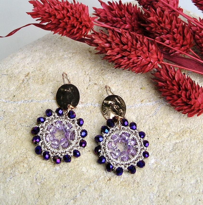 Boucles d'oreilles bohème chic LUANA