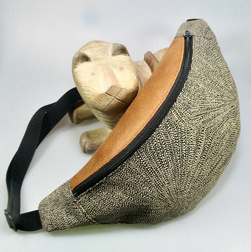 Sac tissus jacquard motifs géométriques