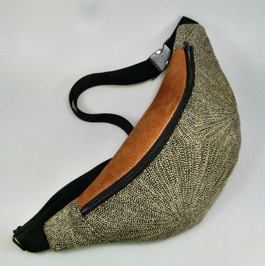 Sac tissus jacquard motifs géométriques