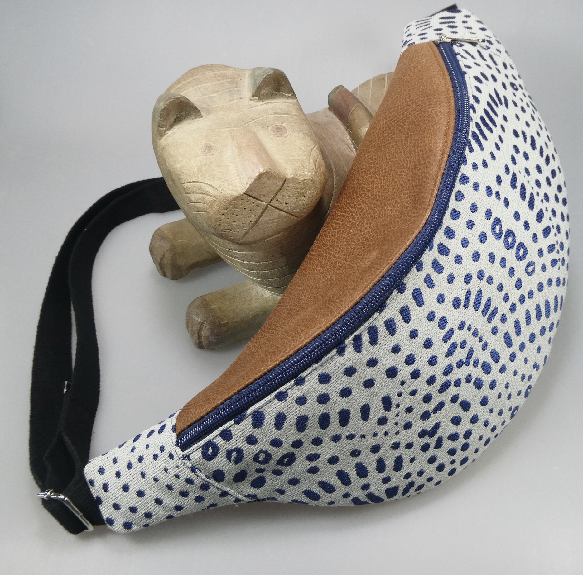 Sac tissus jacquard motifs graphiques
